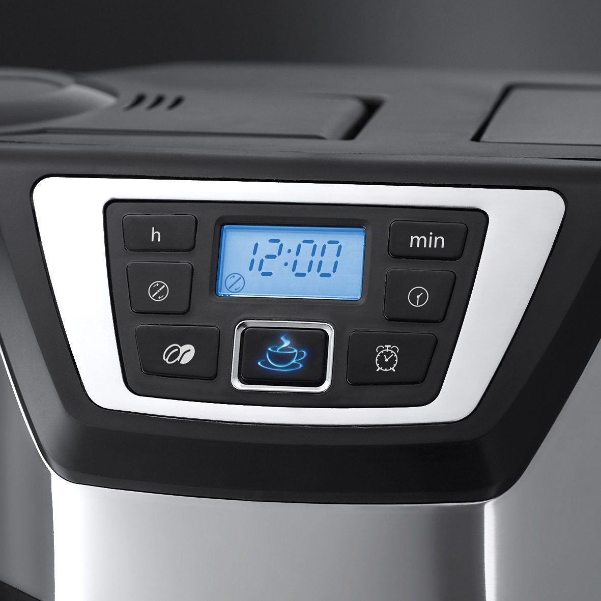 RUSSELL HOBBS Kaffeemaschine mit Mahlwerk »Victory Grind & Brew 22000-56«, 1,5 l Kaffeekanne, Permanentfilter, Digital