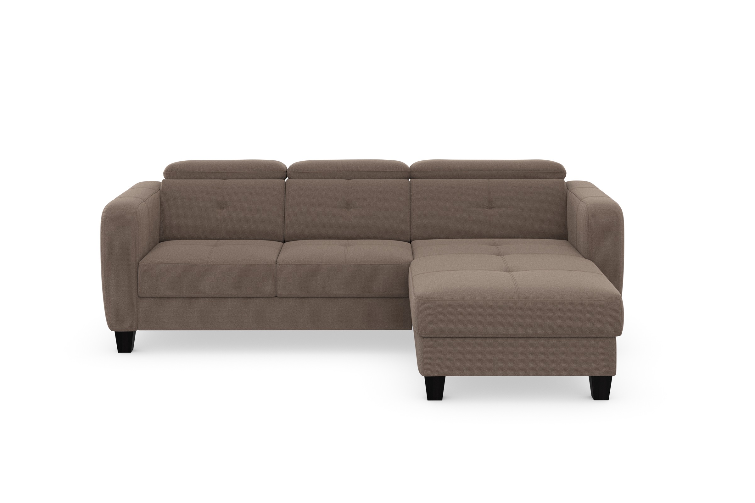 sit&more Ecksofa »Belluci L-Form« inklusive Federkern, wahlweise mit Bettfu günstig online kaufen