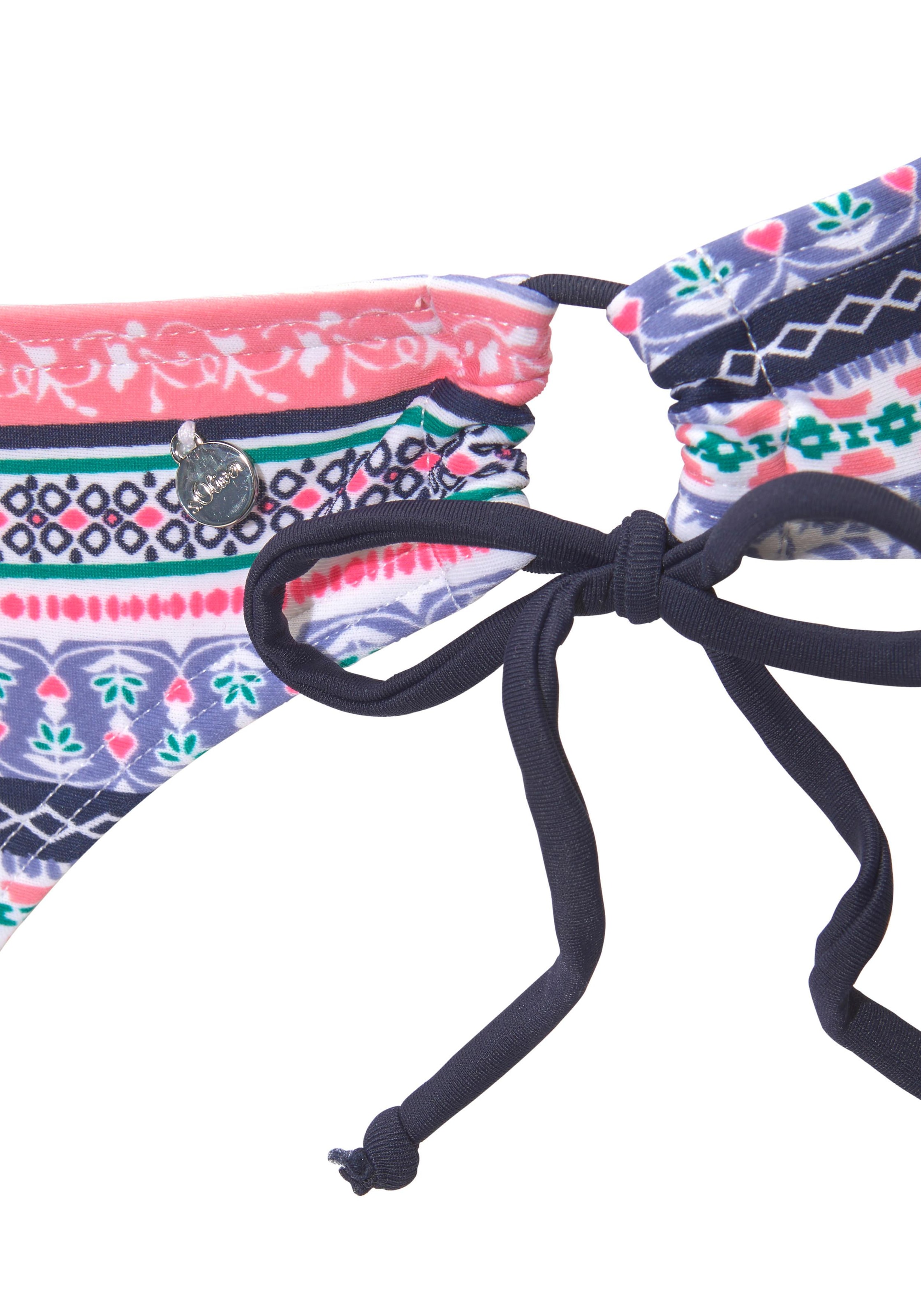 s.Oliver Bikini-Hose »Barcelona«, mit modischem Print, Mix-Kini