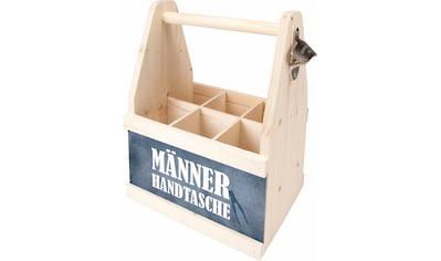 Flaschenkorb »Männer Handtasche«, (1 tlg.)