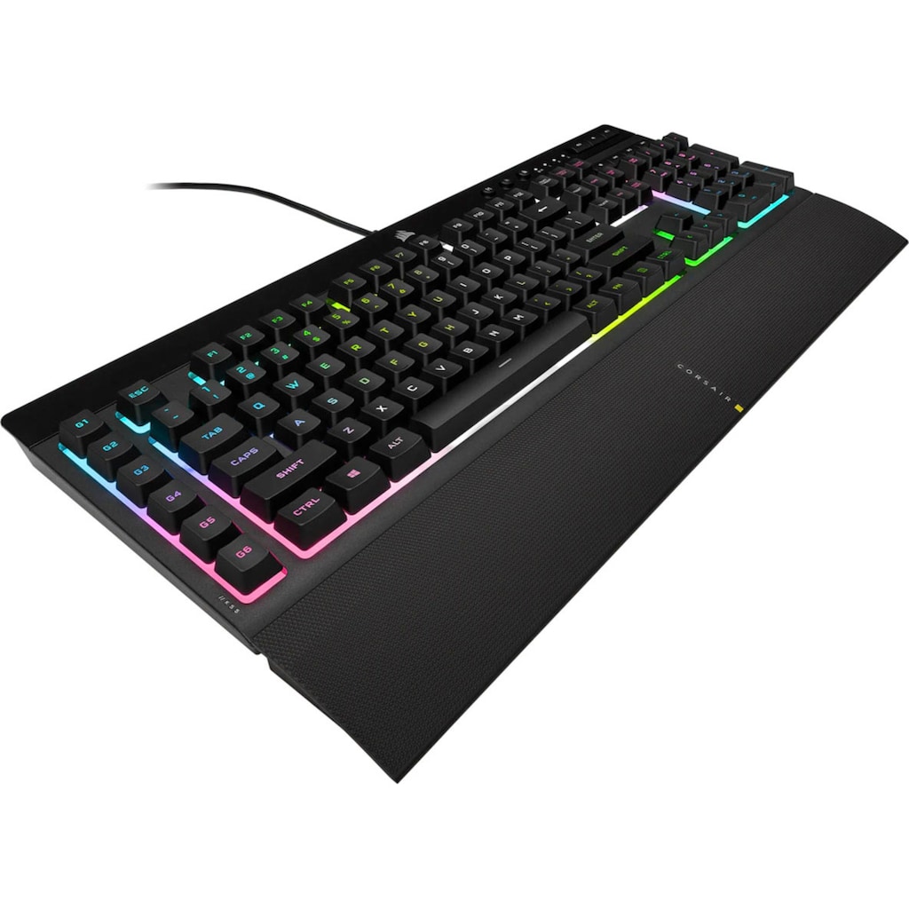 Corsair Gaming-Tastatur »K55 RGB PRO XT«, (Makrotasten-Ziffernblock-USB-Anschluss)