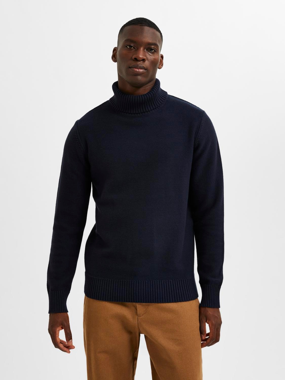 SELECTED HOMME Rollkragenpullover »SLHAXEL LS KNIT ROLL NECK NOOS«