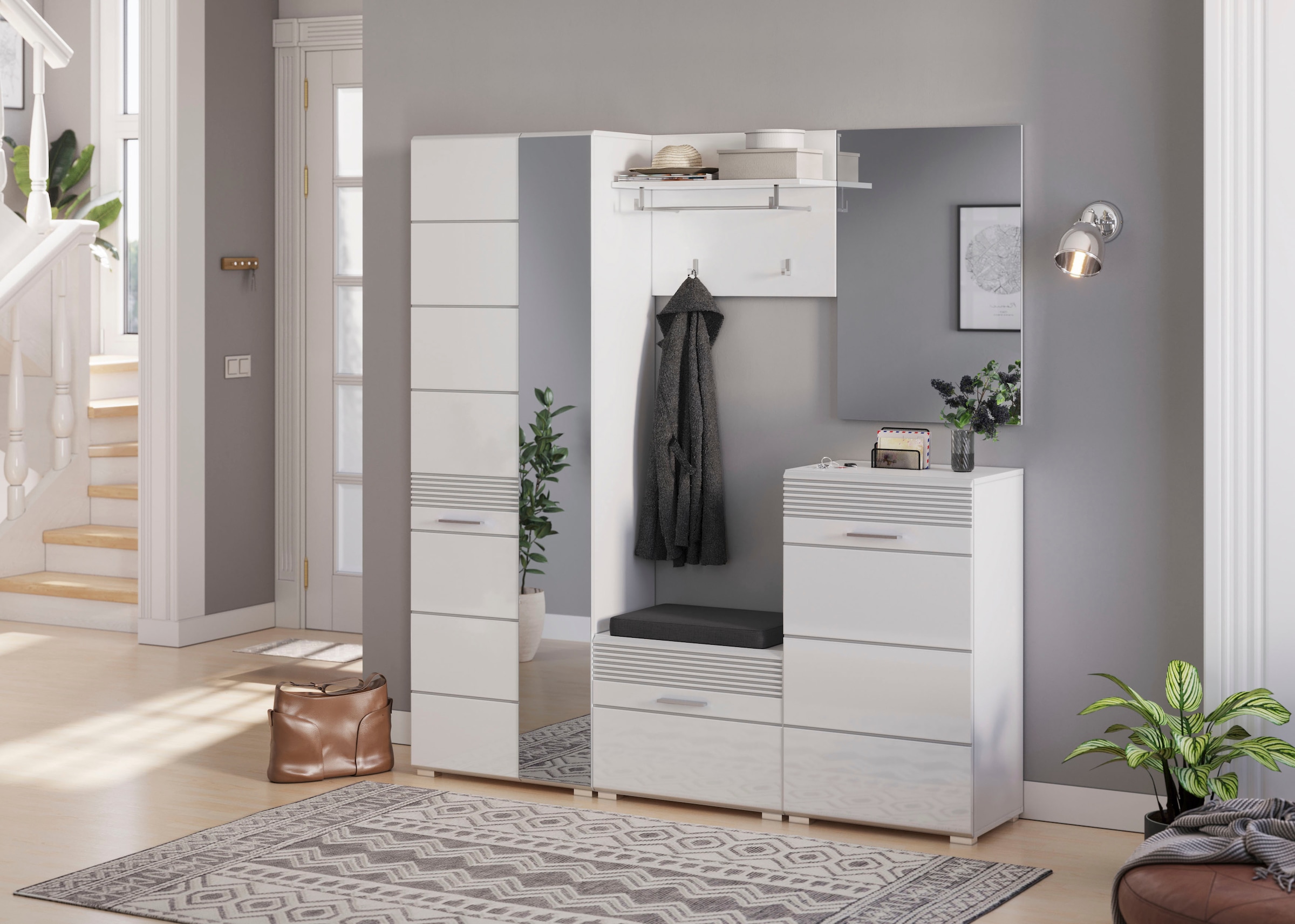 INOSIGN Garderobenspiegel »Malmö, Höhe 85 cm, rahmenlose Optik, hochwertiges Spiegelglas«, Spiegel, Wandspiegel, Flurspiegel, Dielenspiegel