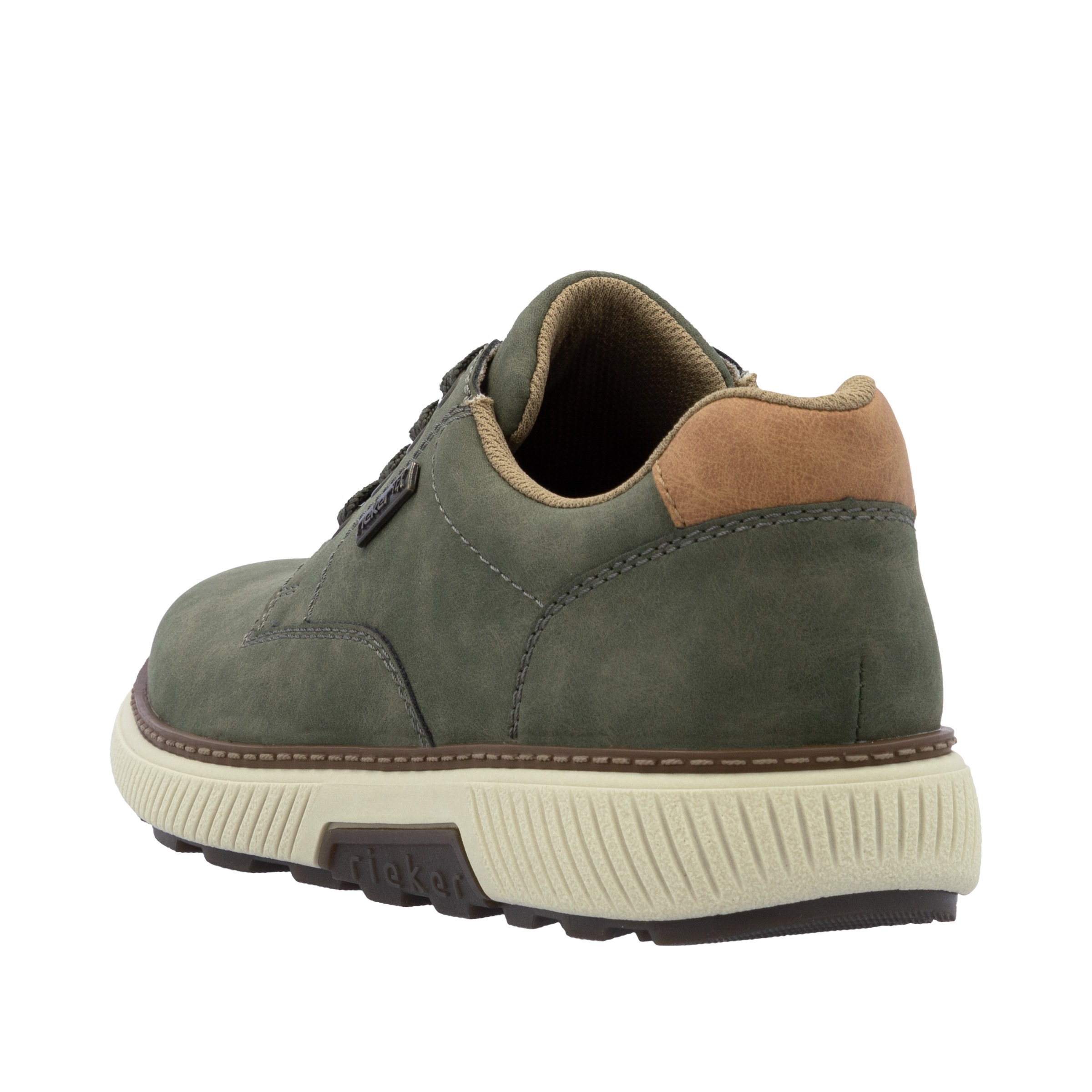 Rieker Sneaker, Halbschuh, Schnürschuh, Casual Sneaker mit weichem Schaftrand