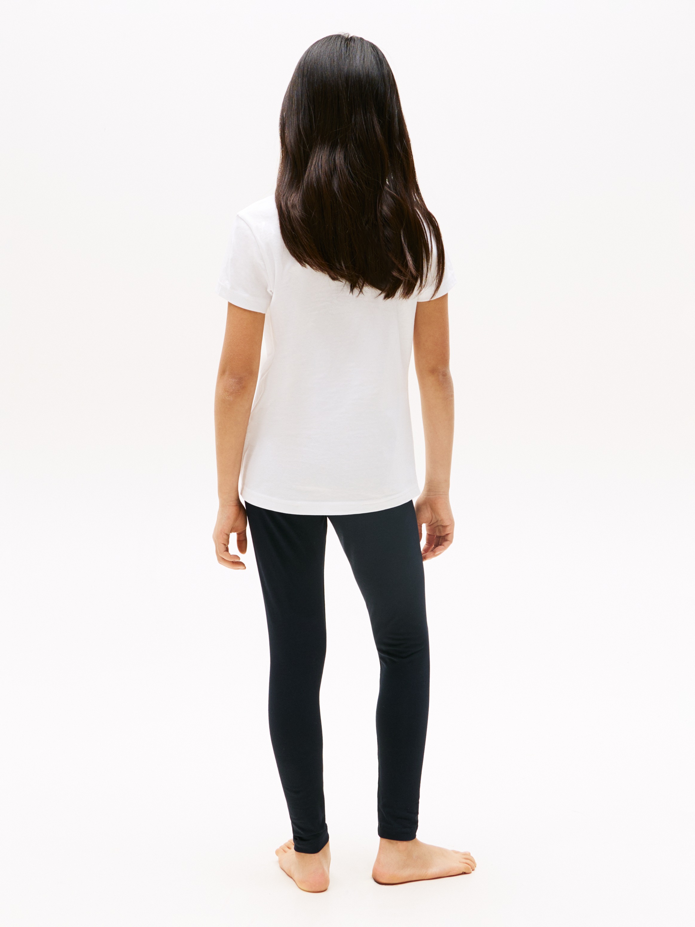 Tommy Hilfiger Underwear T-Shirt »2P CN TEE mit Stickerei und Rundhals im 2er-Pack«, (Packung, 2 tlg., 2er-Pack), unifarben, casual, regular fit, Baumwolle, Rundhals