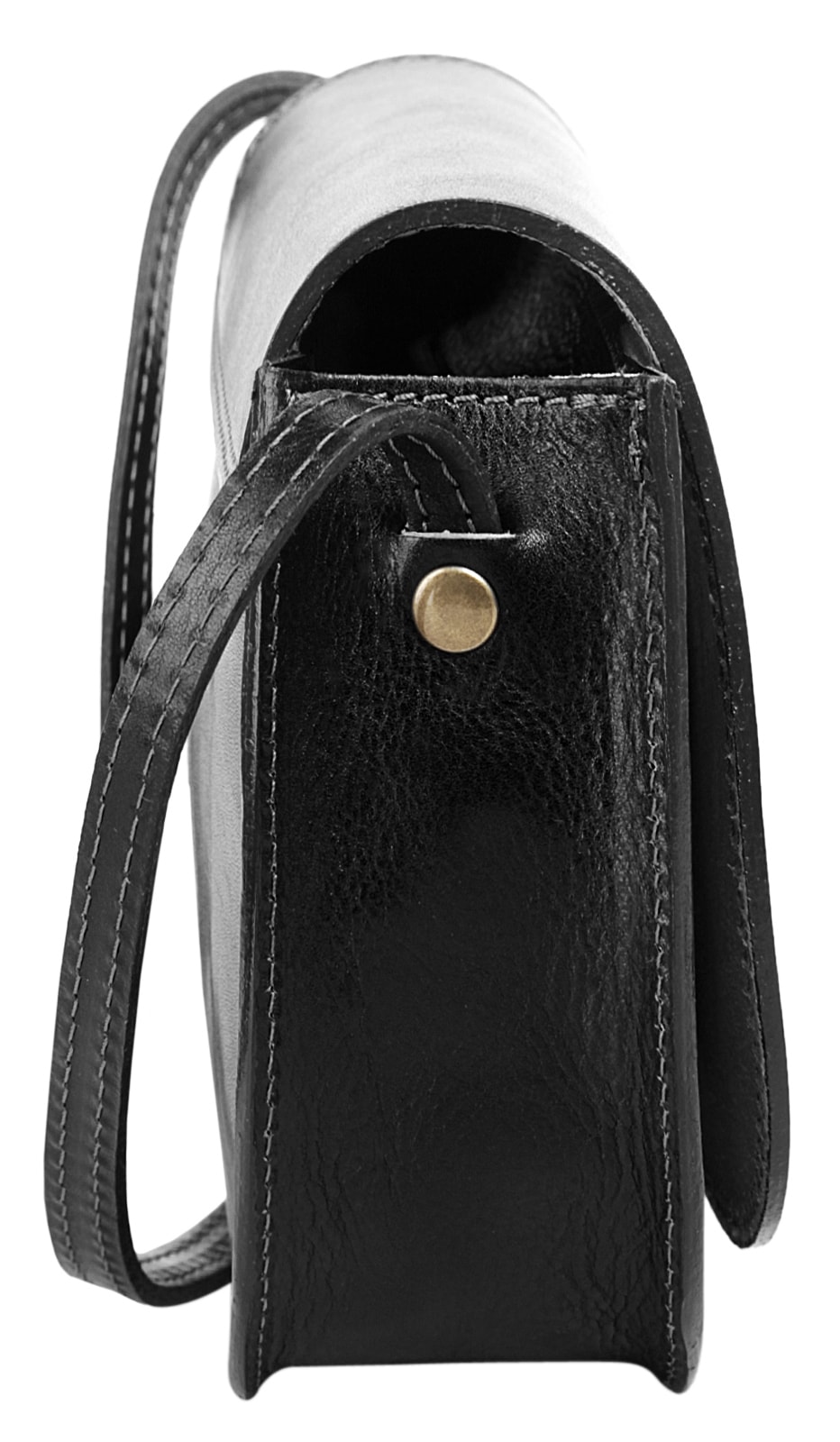 Piké Umhängetasche, echt Leder, Made in Italy