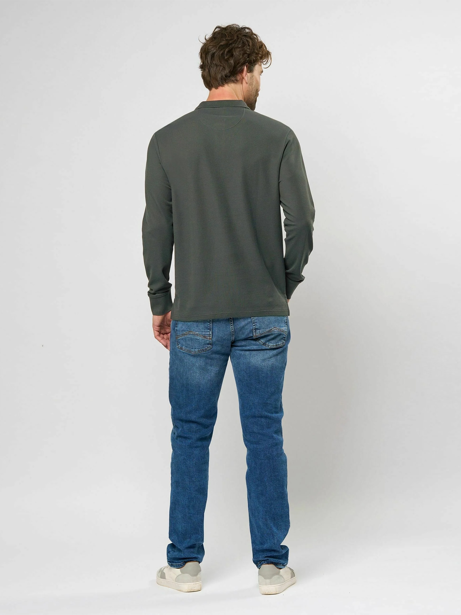 MCS Langarmhemd »MCS Polo long sleeve Rockwall«