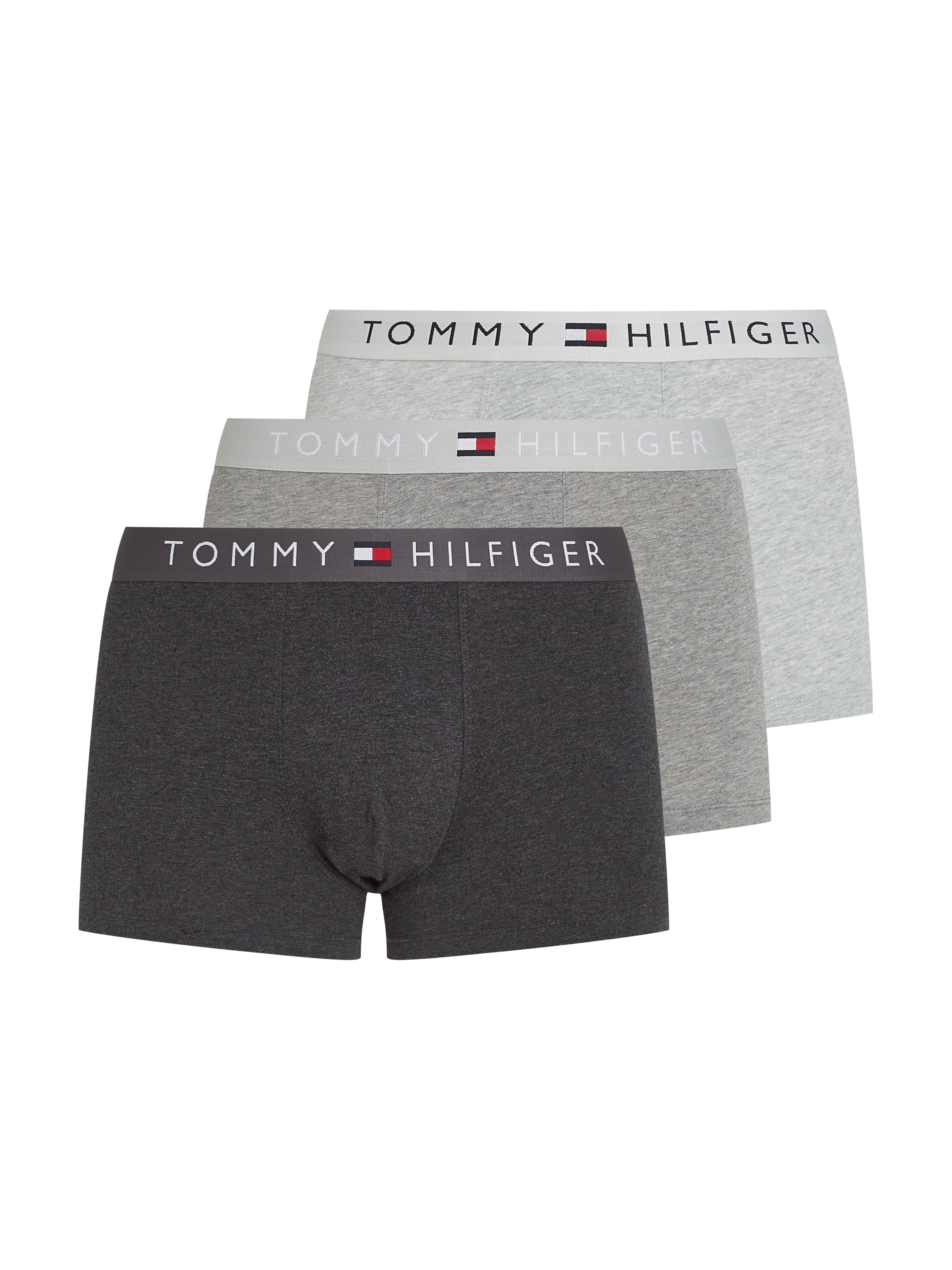 Tommy Hilfiger Underwear Trunk »3P TRUNK DTM«, (Packung, 3 St., 3er), mit Logobund