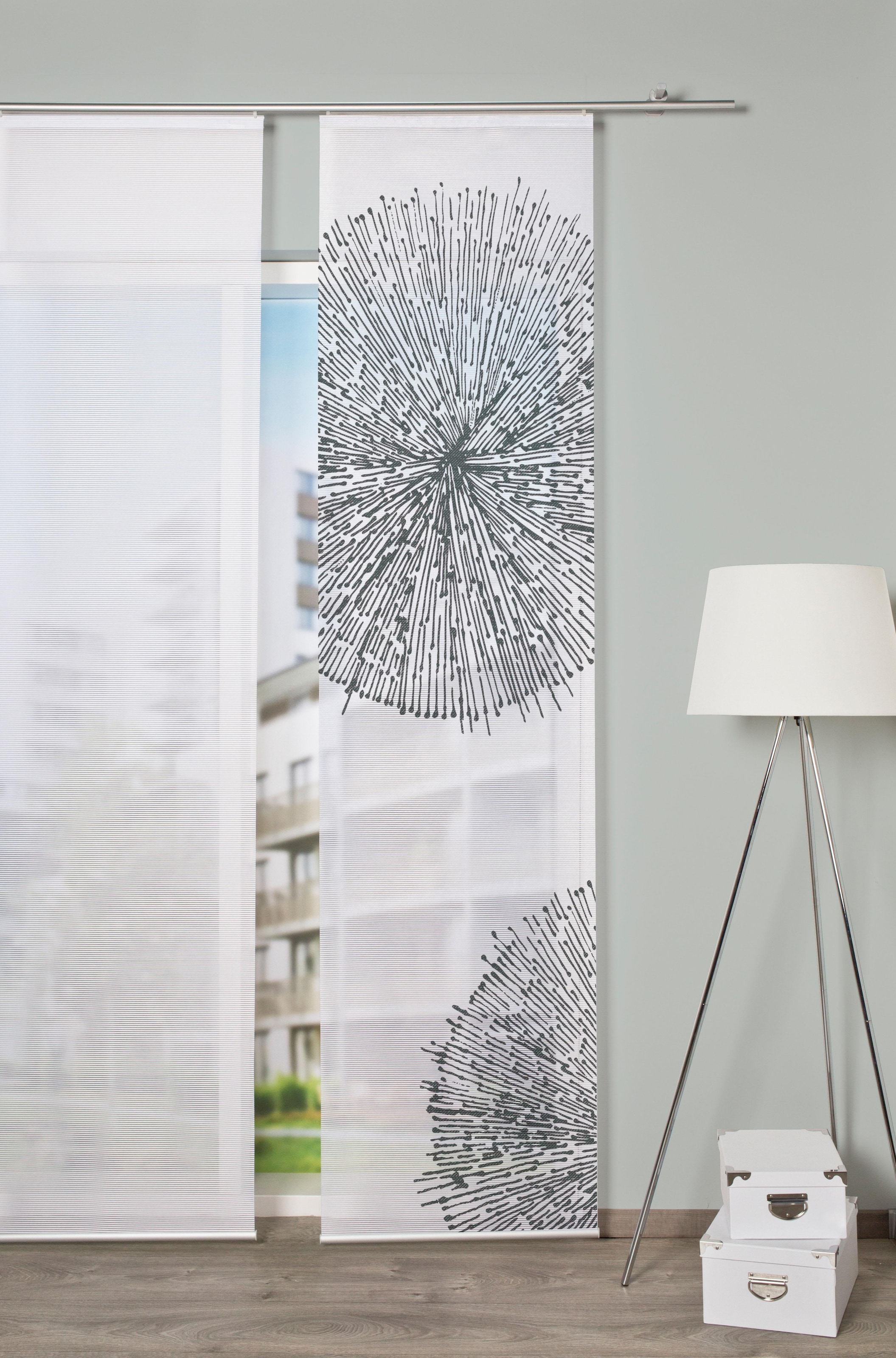 Vision S Schiebegardine »CRESTON«, (1 St.), HxB: 260x60, Schiebevorhang Bambusoptik Digitaldruck
