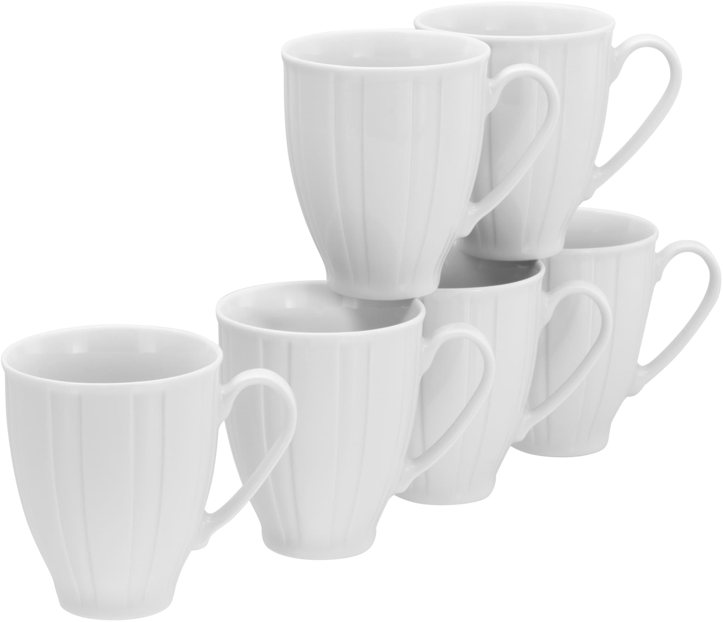 CreaTable Becher »Barcelona«, (Set, 6 tlg.), 330 ml, 6-teilig günstig online kaufen