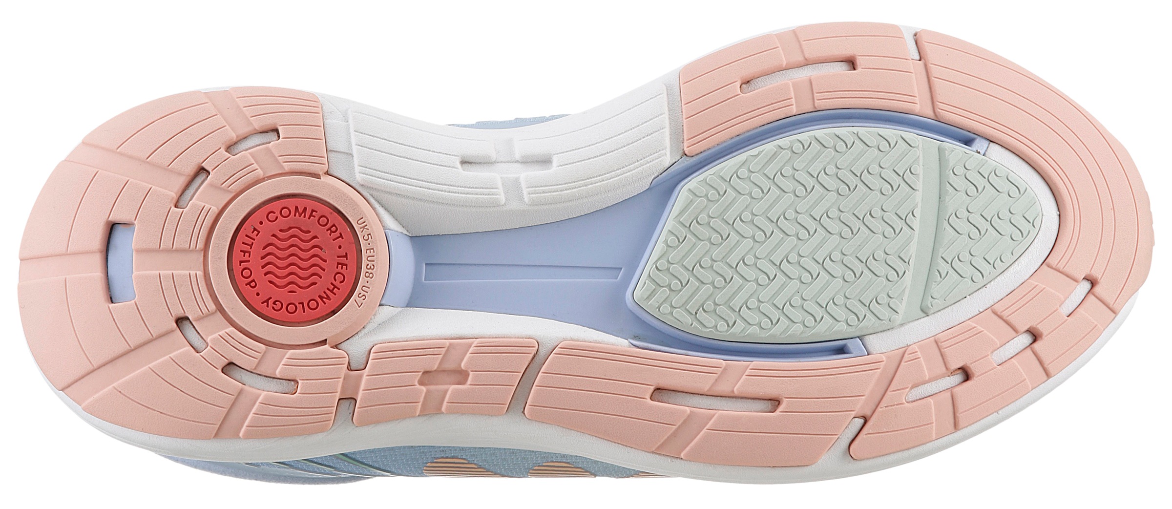 Fitflop Sneaker »FF RUNNER OMBRE-EDITION MESH RUNNING SNEAKERS«, mit NEODYNAMIC-Ausstattung, Freizeitschuh, Halbschuh, Schnürschuh