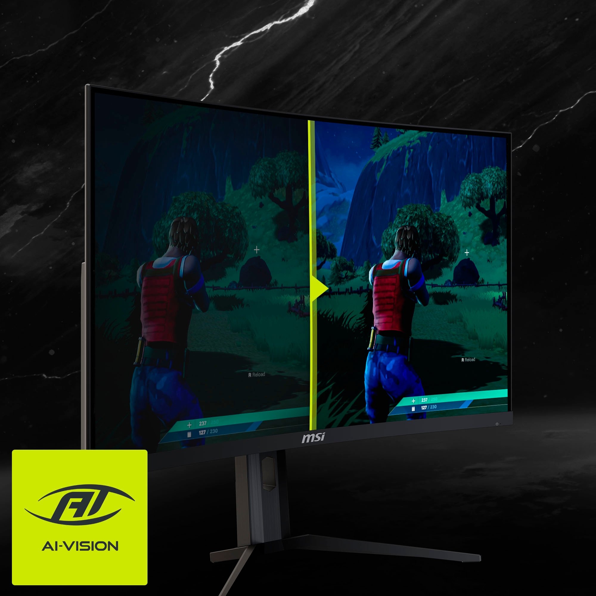 MSI Curved-Gaming-Monitor »MAG 321CUPDF«, 80 cm/32 Zoll, 3840 x 2160 px, 4K Ultra HD, 0,5 ms Reaktionszeit, 160 Hz