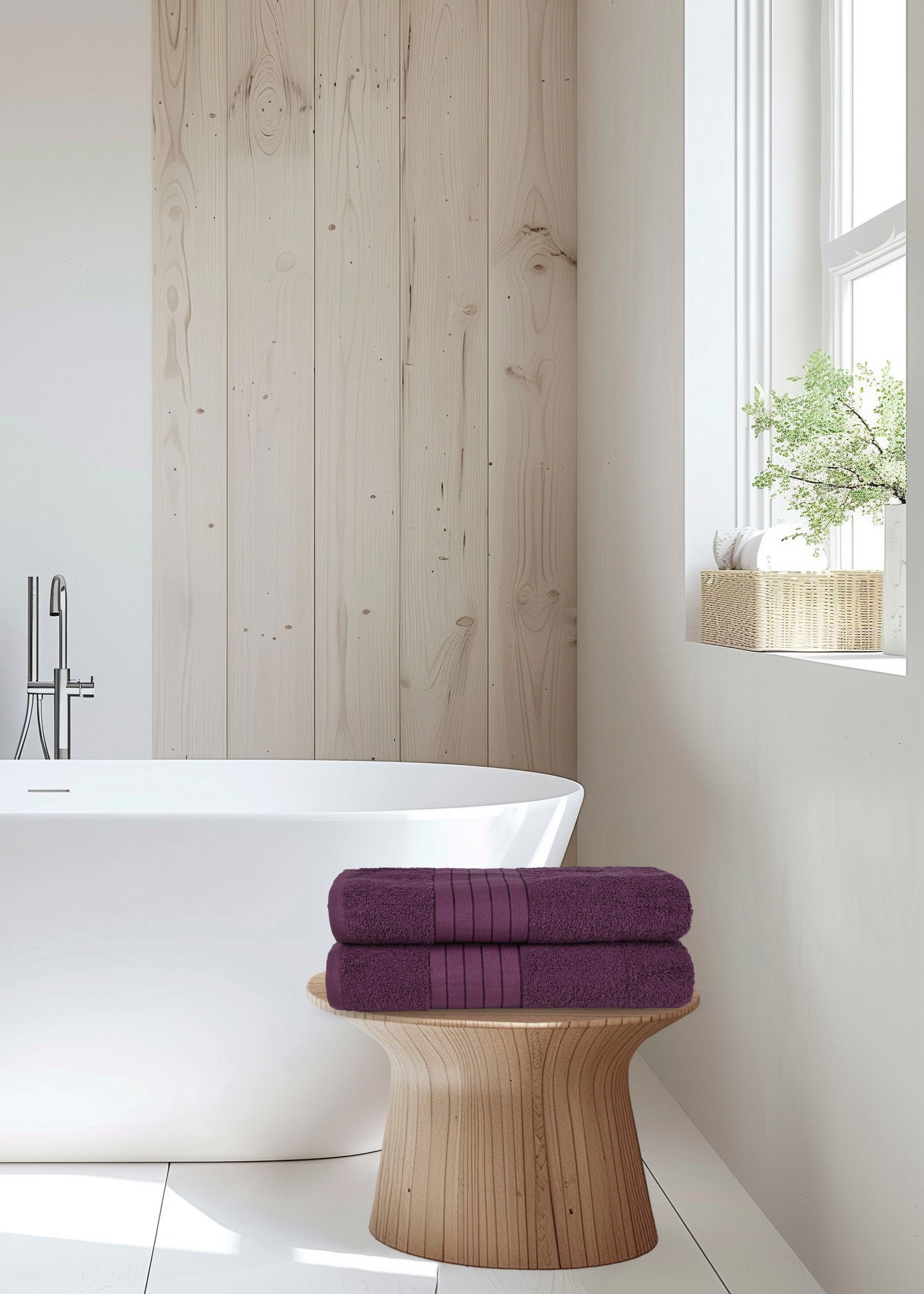 good morning Badetuch »Uni Towels«, (2 St., 2er Set Badetücher 70 x 140 cm) günstig online kaufen