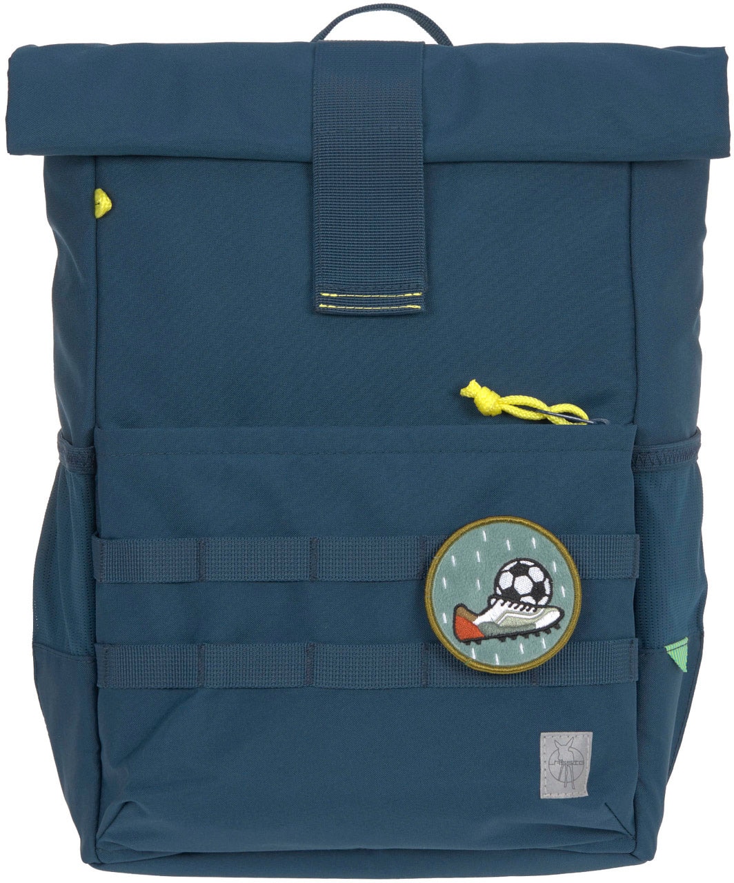 LÄSSIG Kinderrucksack »Medium Rolltop Backpack, navy«, Reflektoren, aus recycelten PET-Flaschen