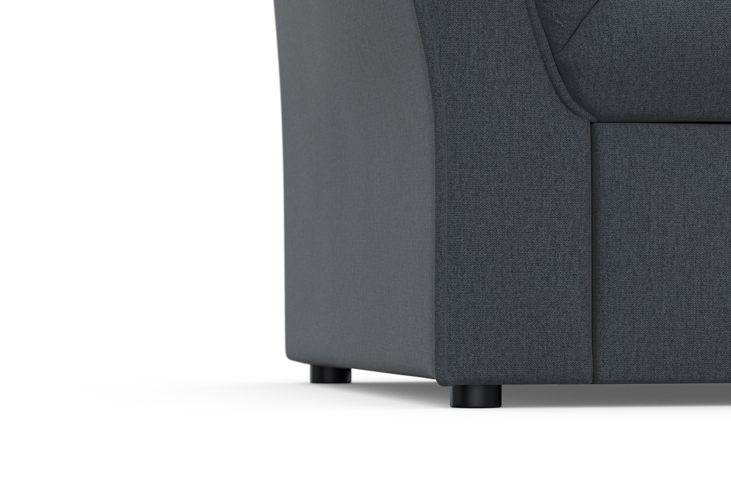 DOMO collection Ecksofa »Pegnitz, elegante Rückensteppung, kompakte Stellmaße 238/141cm, L-Form«, wahlweise mit Bettfunktion
