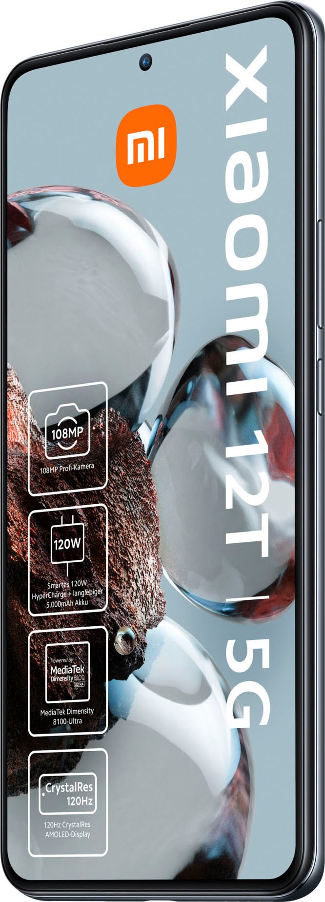 4. Bild von Xiaomi Smartphone »12T 8GB+256GB«, Silver, 16,9 cm/6,67 Zoll, 256 GB Speicherplatz, 108 MP Kamera