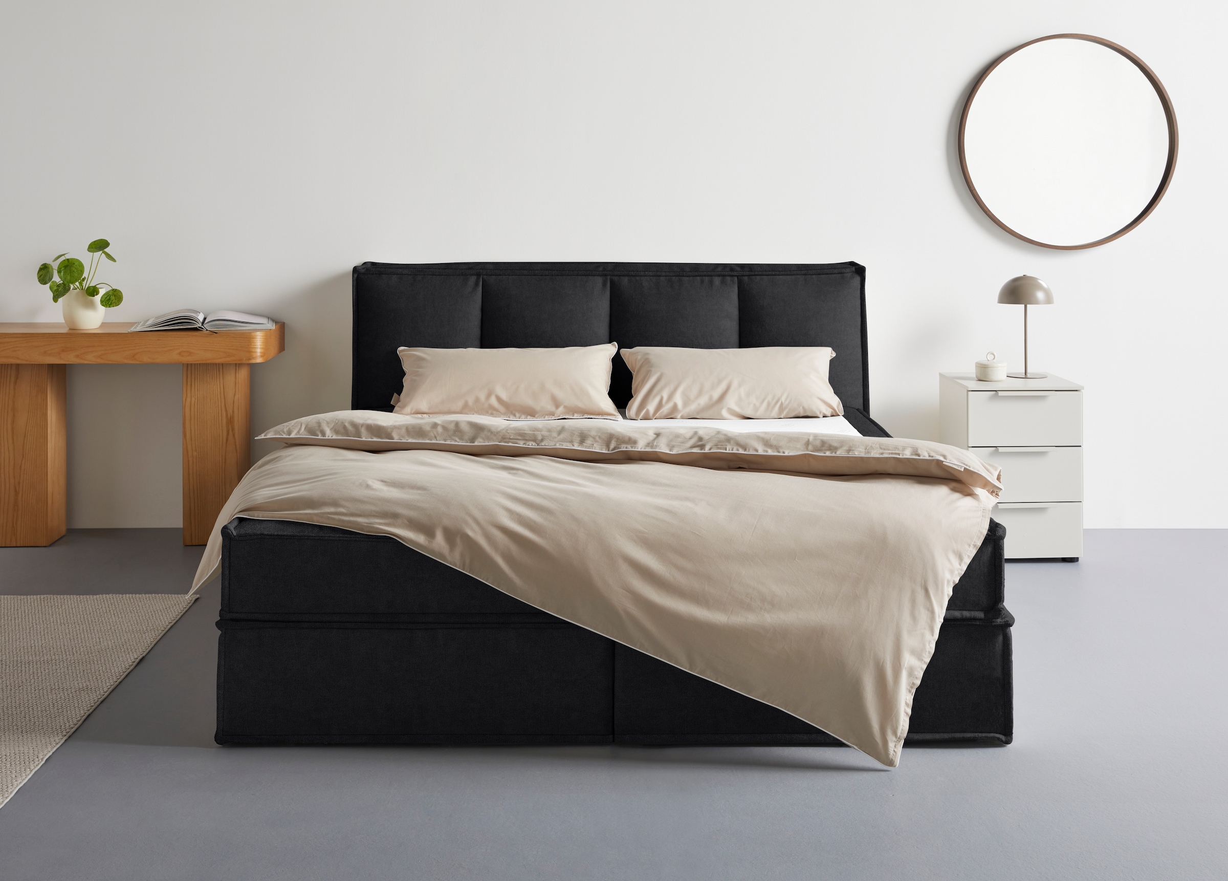 LeGer Home by Lena Gercke Boxspringbett »Addyson«, (Härtegrade H2, H3 und H günstig online kaufen