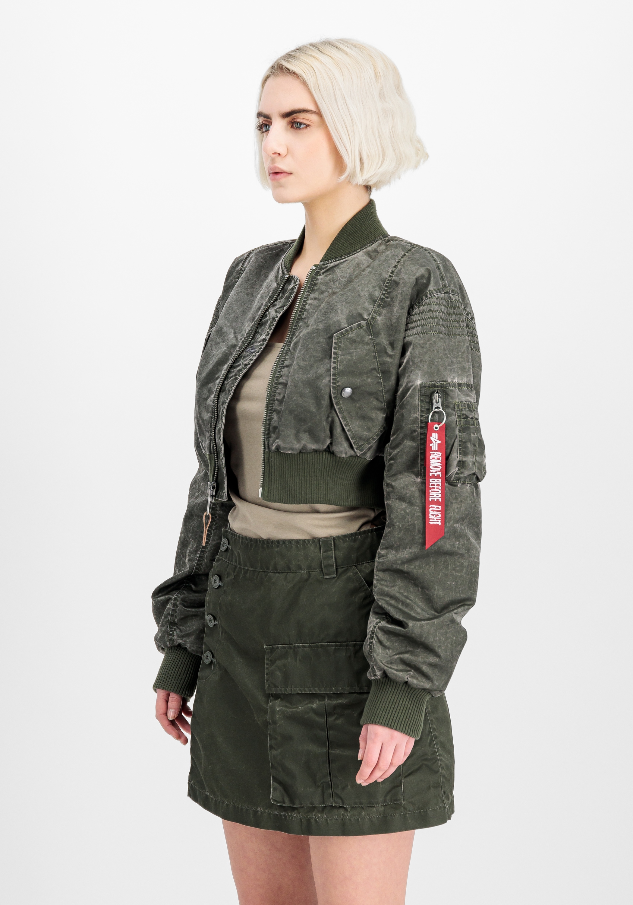 Alpha Industries Bomberjacke »Alpha Industries Women - Bomber Jackets MA-1 Vintage Cropped W«