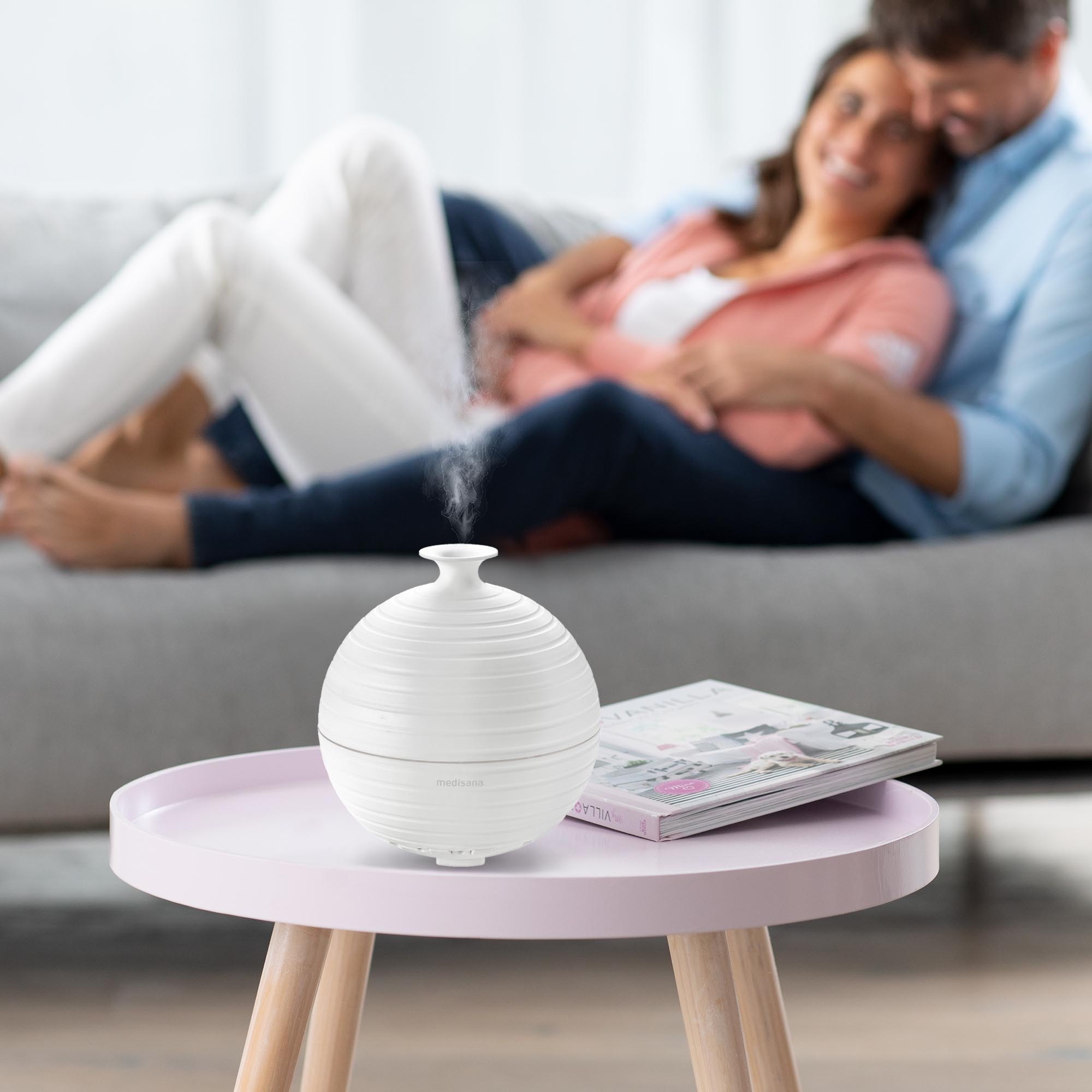Medisana Diffuser »AD 620 Aroma Diffuser«, 0,3 l Wassertank, für Duftöle, Ultraschall-Technologie, 5 Wellnesslichter, Timerfunktion