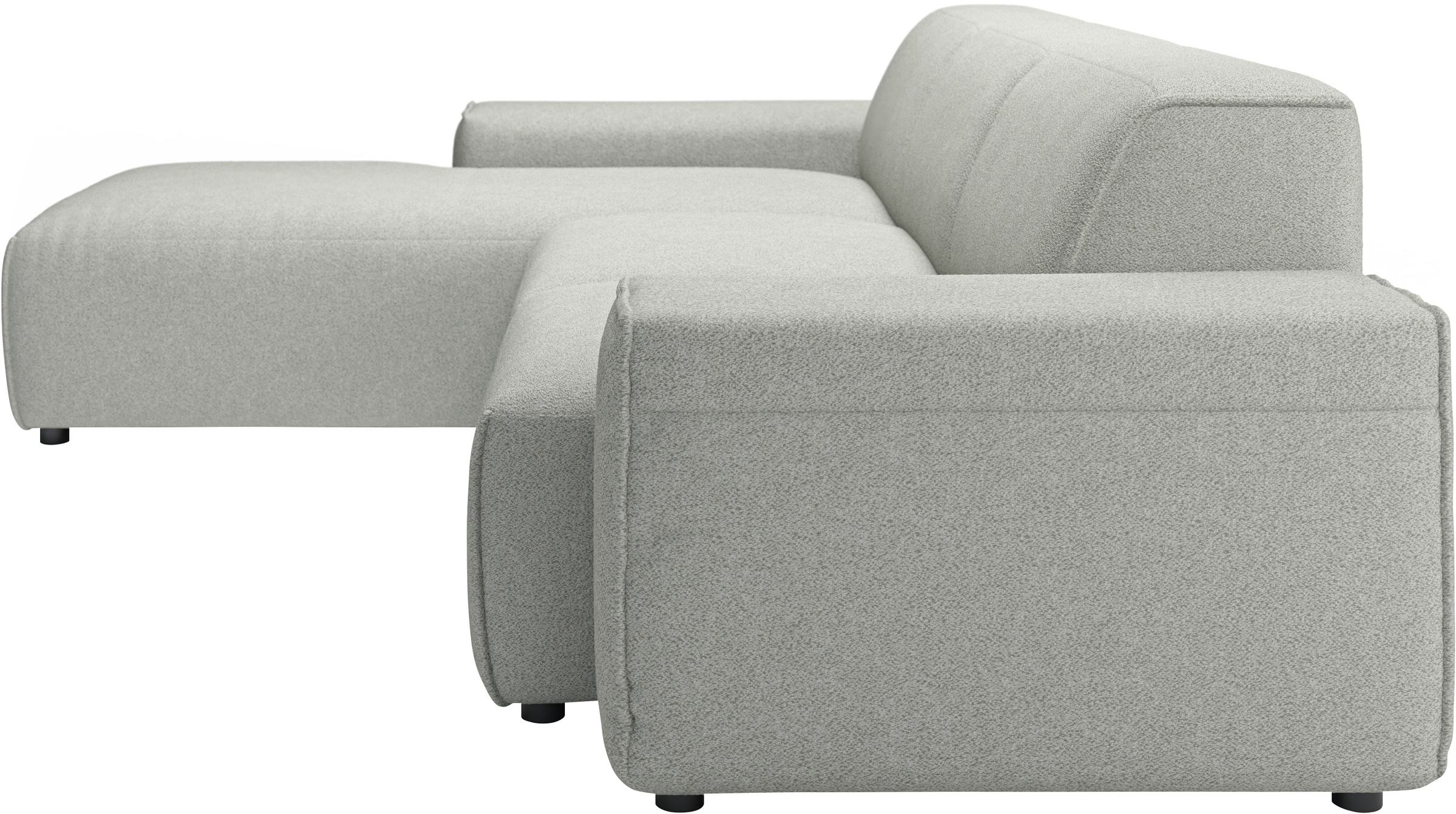 andas Ecksofa »Glimminge L-Form auch in Breitcord, Feincord + Easy care-Bezug,«, Breite 264, Zierkissen