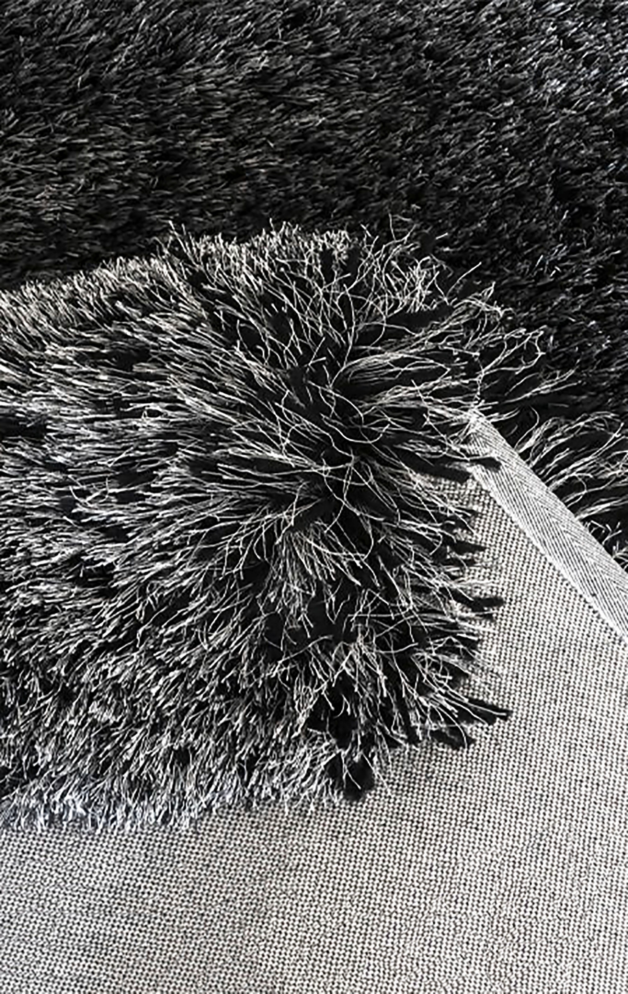 Leonique Hochflor-Teppich »Lasse«, rechteckig, 76 mm Höhe, Mikrofaser, Shaggy-Look, meliertes Garn