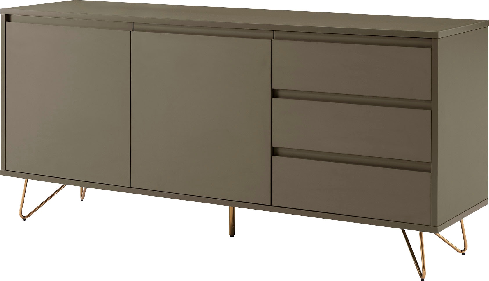 SalesFever Sideboard, Kommode mit Hairpin Beinen, Breite 150 cm