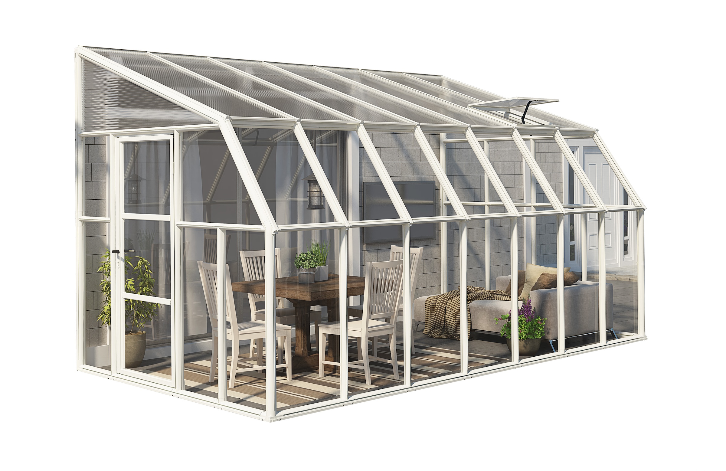 Palram - Canopia Gewächshaus »Sun Room«, lebenslang widerstandsfähige Wandpaneele