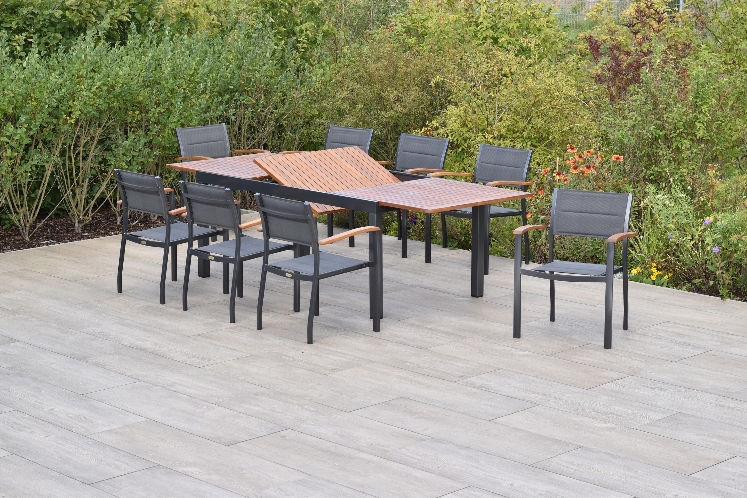 MERXX Garten-Essgruppe »»Paxos«« Set, Gepadded, pulverbeschichtetes Alumini günstig online kaufen