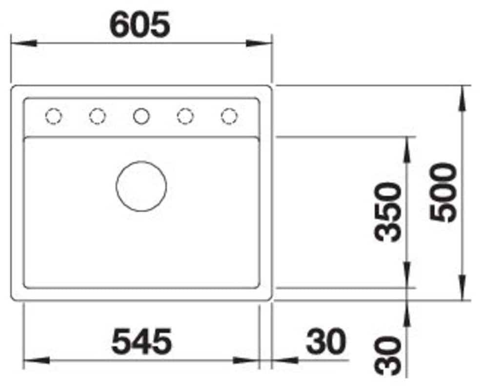 Blanco Granitspüle »DALAGO 6-F« 1 Stk. tlg. erhältlich in mehreren Farben