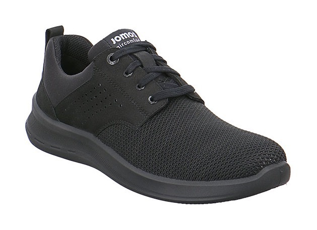 Sneaker, in Komfortweite G = weit, Gr. 40, schwarz