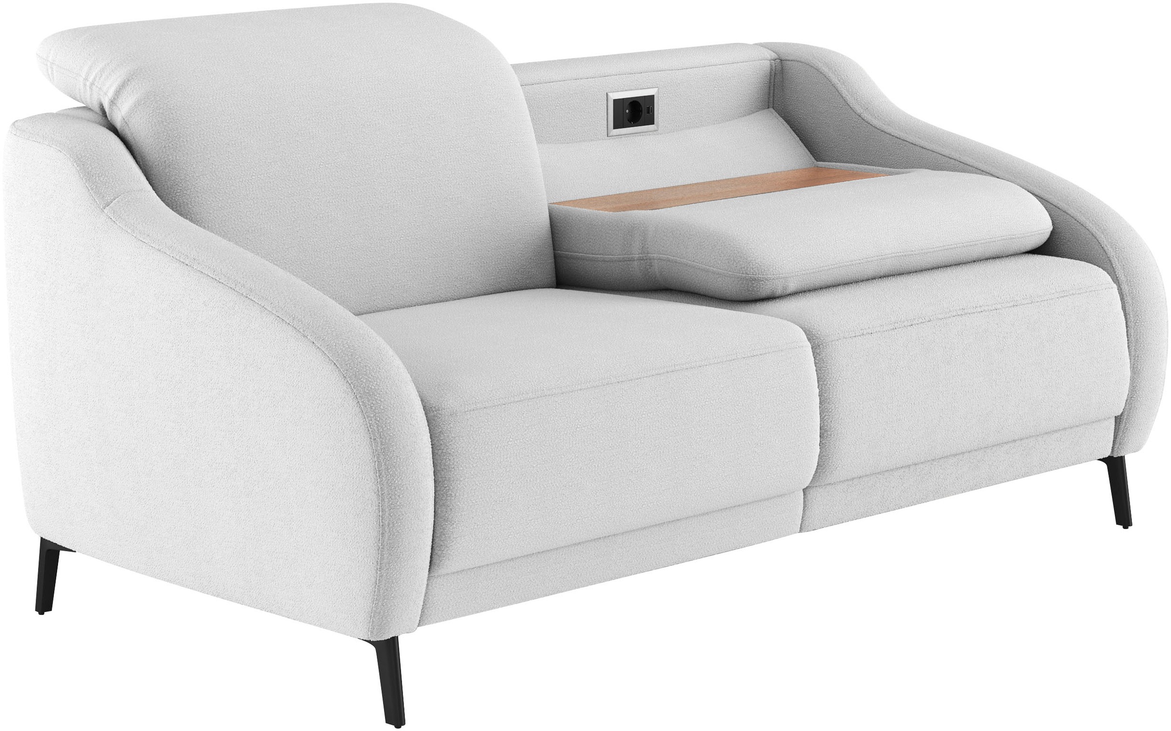 sit&more 3-Sitzer »Blues«, wahlweise mit Klapptisch und USB