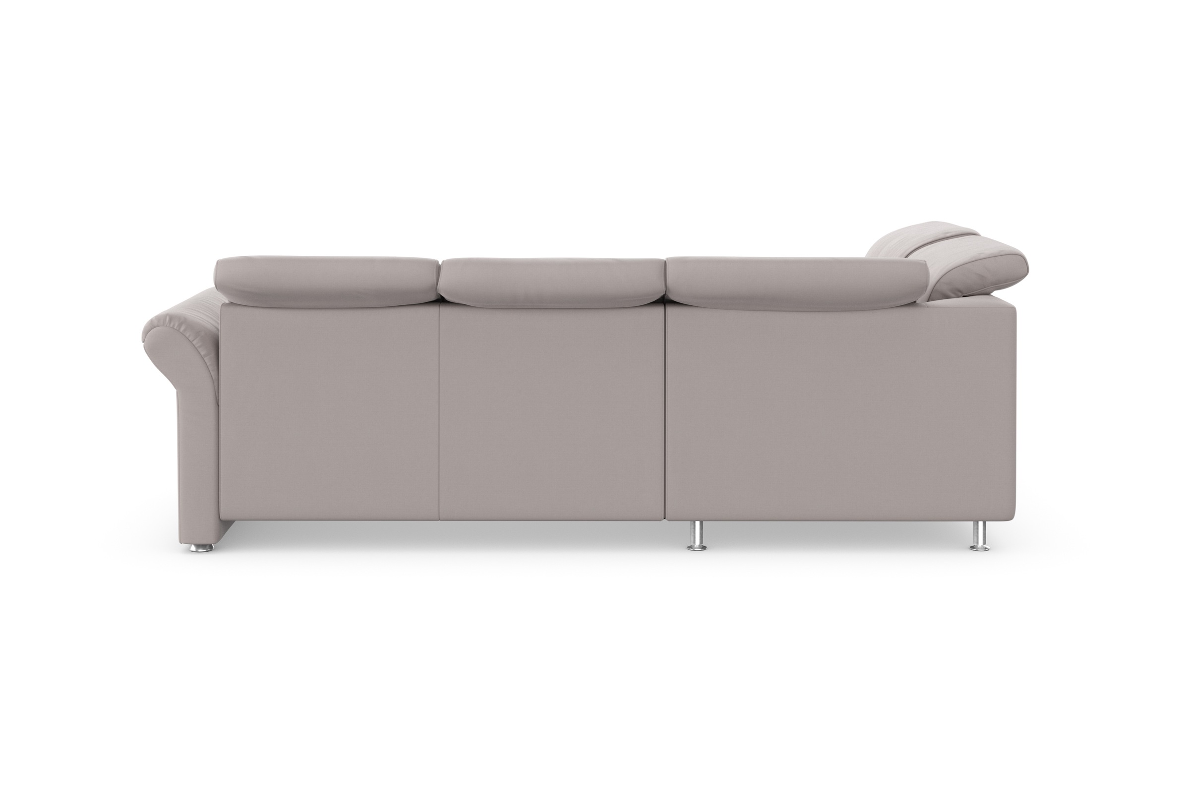sit&more Ecksofa »Apulia L-Form«, wahlweise Bettfunktion, Bettkasten und Kopf- und Armteilverstellung