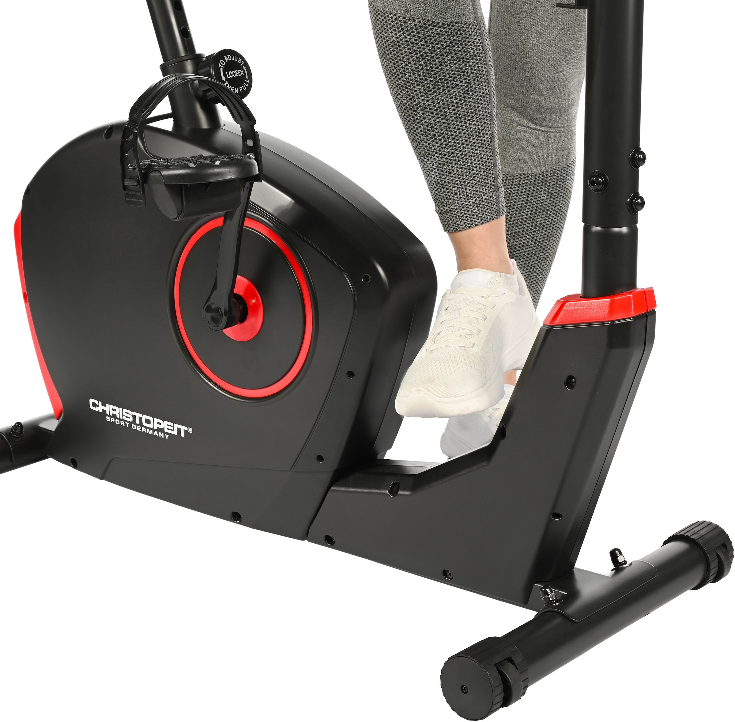 Christopeit Sport® Ergometer »ET 3.0«, (Kinomap kompatibel), Schwungmasse ca. 7 kg, 32 Widerstandsstufen