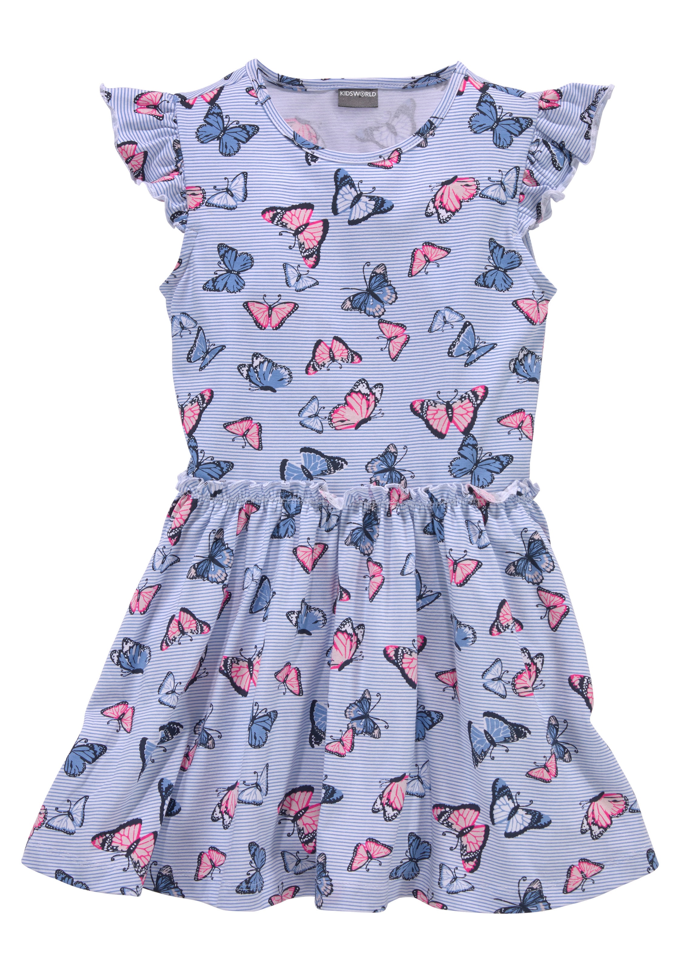 KIDSWORLD Jerseykleid »für kleine Mädchen« sommerliche Anlässe und Partys,  kniefreie Länge,  modische Note
