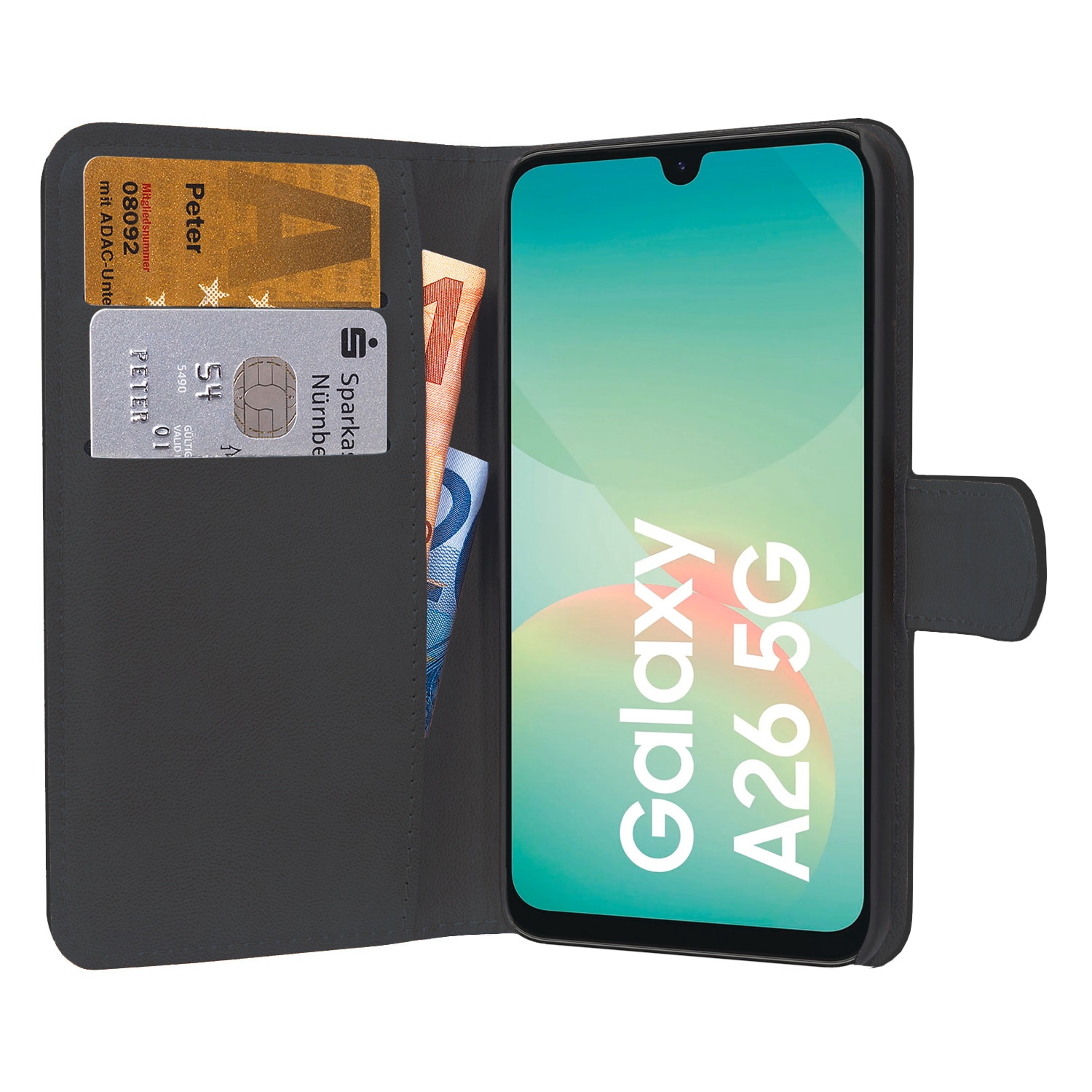 PEDEA Handyhülle »Book Cover Classic für Samsung Galaxy A26 5G«, Samsung Galaxy A26 5G, Backcover, Schutzhülle, Handyschutzhülle, Case, Schutzcase, stoßfest