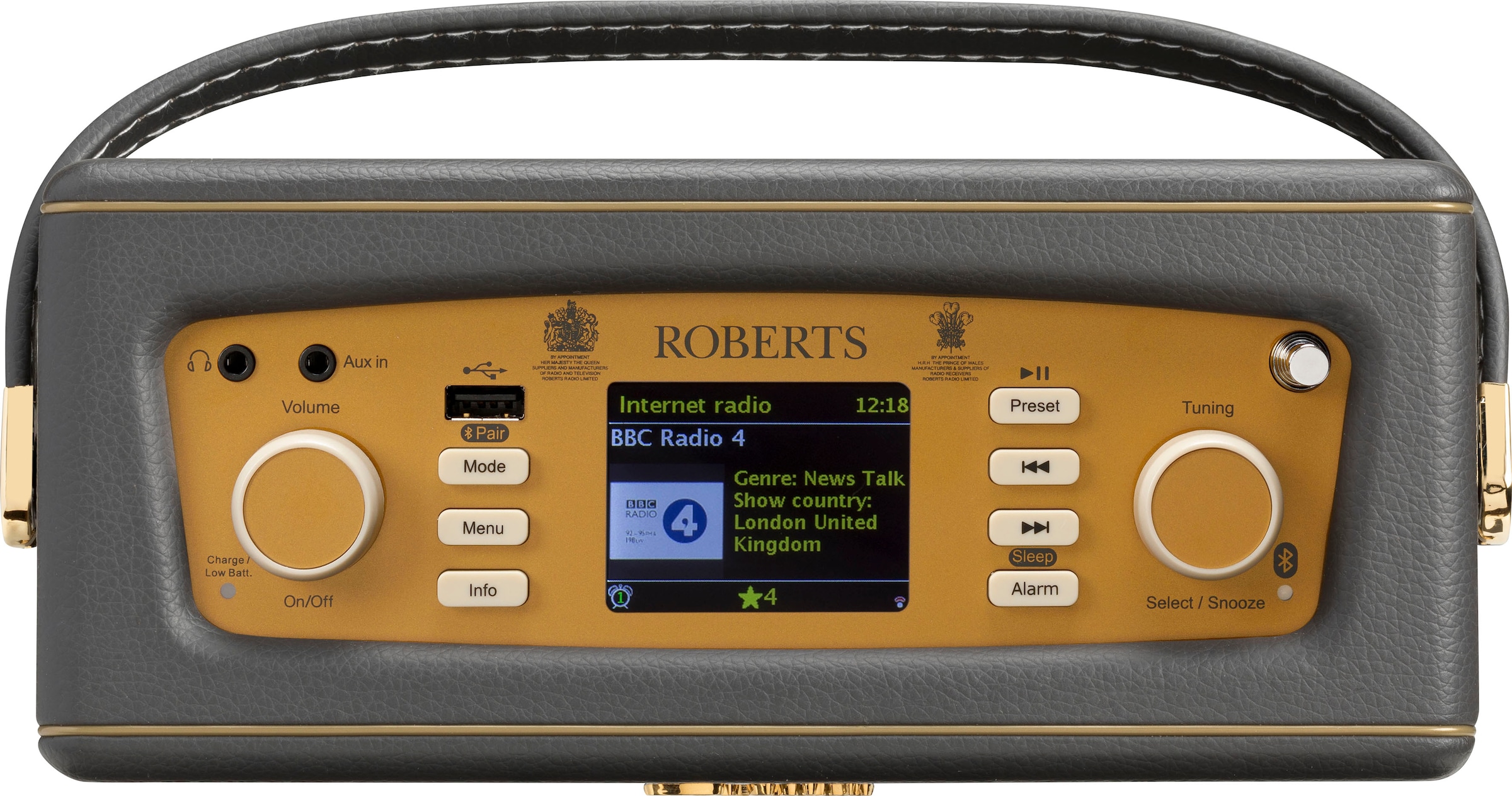 ROBERTS RADIO Internet-Radio »Revival iStream3L«, (Bluetooth-WLAN Internetradio-Digitalradio (DAB+)-FM-Tuner mit RDS)