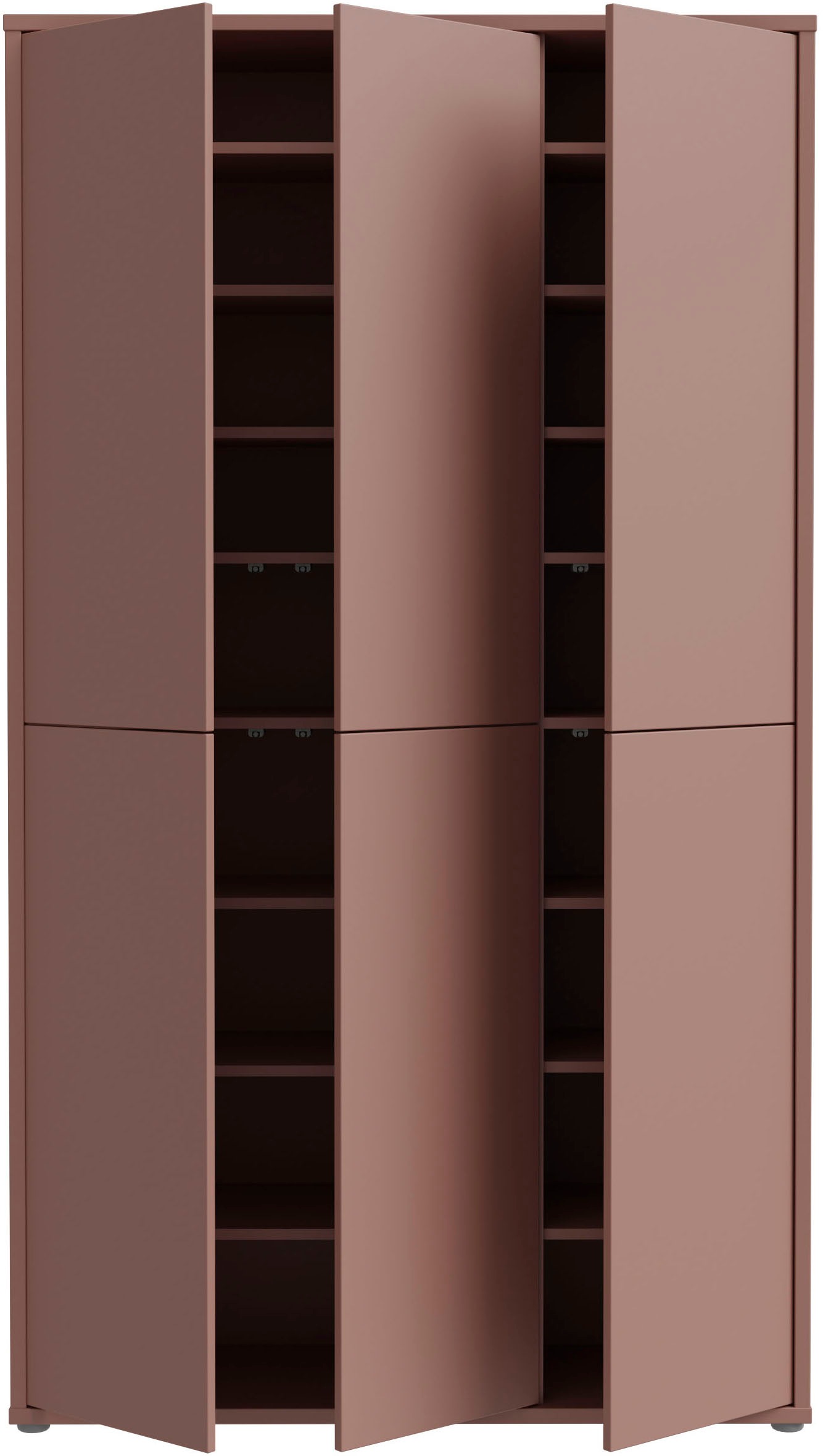 FORTE Schuhschrank »Alice Springs«, (B/H/T 109,2/191,9/34,9 cm), Stauraumschrank, Mehrzweckschrank, (B/H 109cm x 192cm), mit 16 Böden