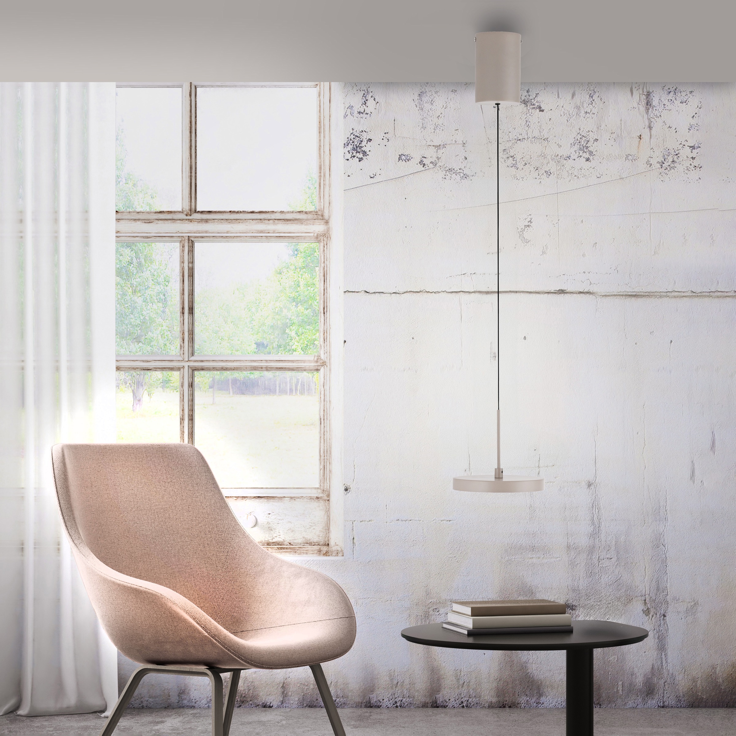 JUST LIGHT LED Deckenleuchte »PLATA« LED-Board 1 Stk. Warmweiß 3-Stufen Dim günstig online kaufen