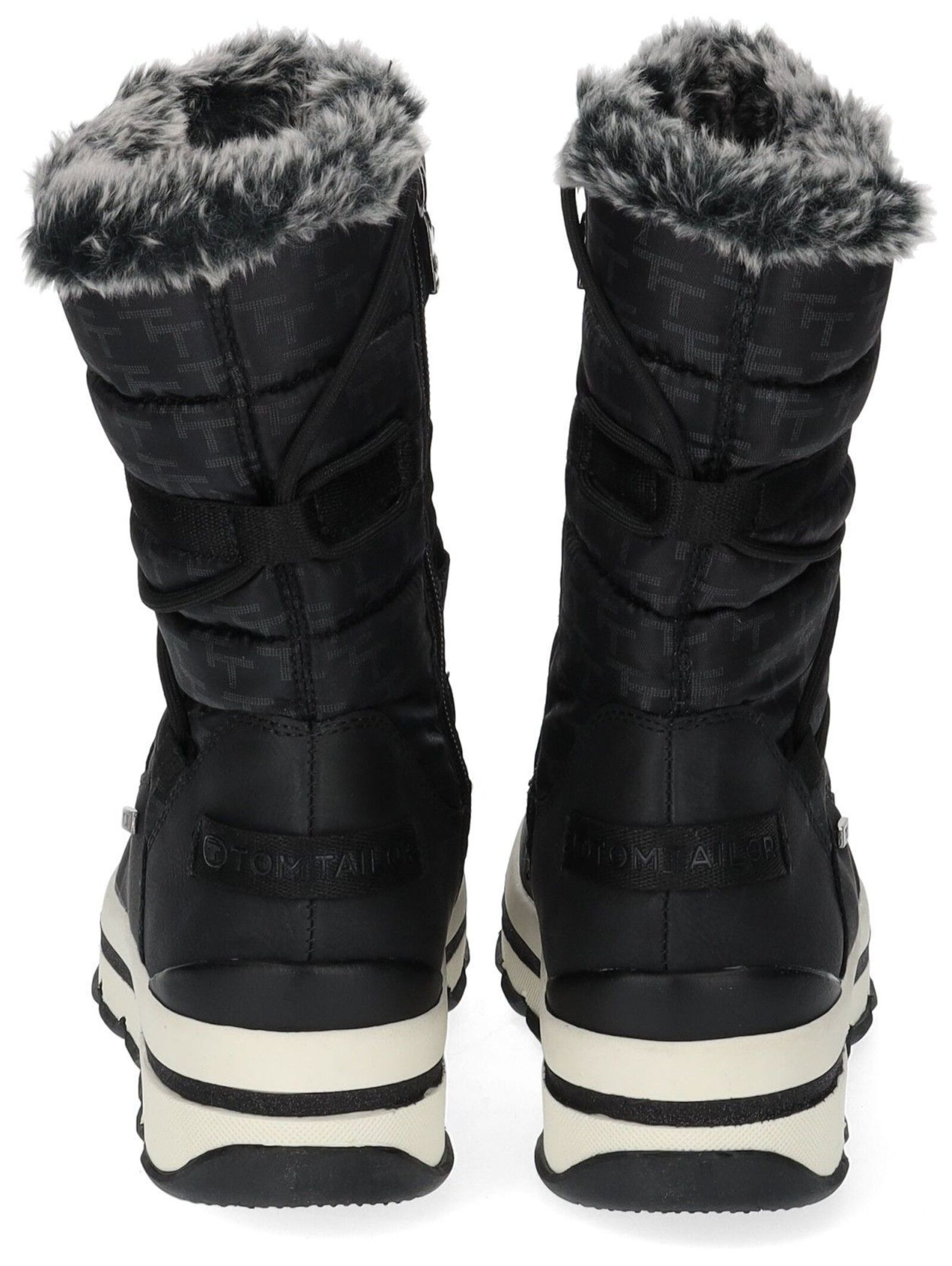 TOM TAILOR Schnürstiefelette »Tom Tailor Stiefelette Lederimitat/Textil«