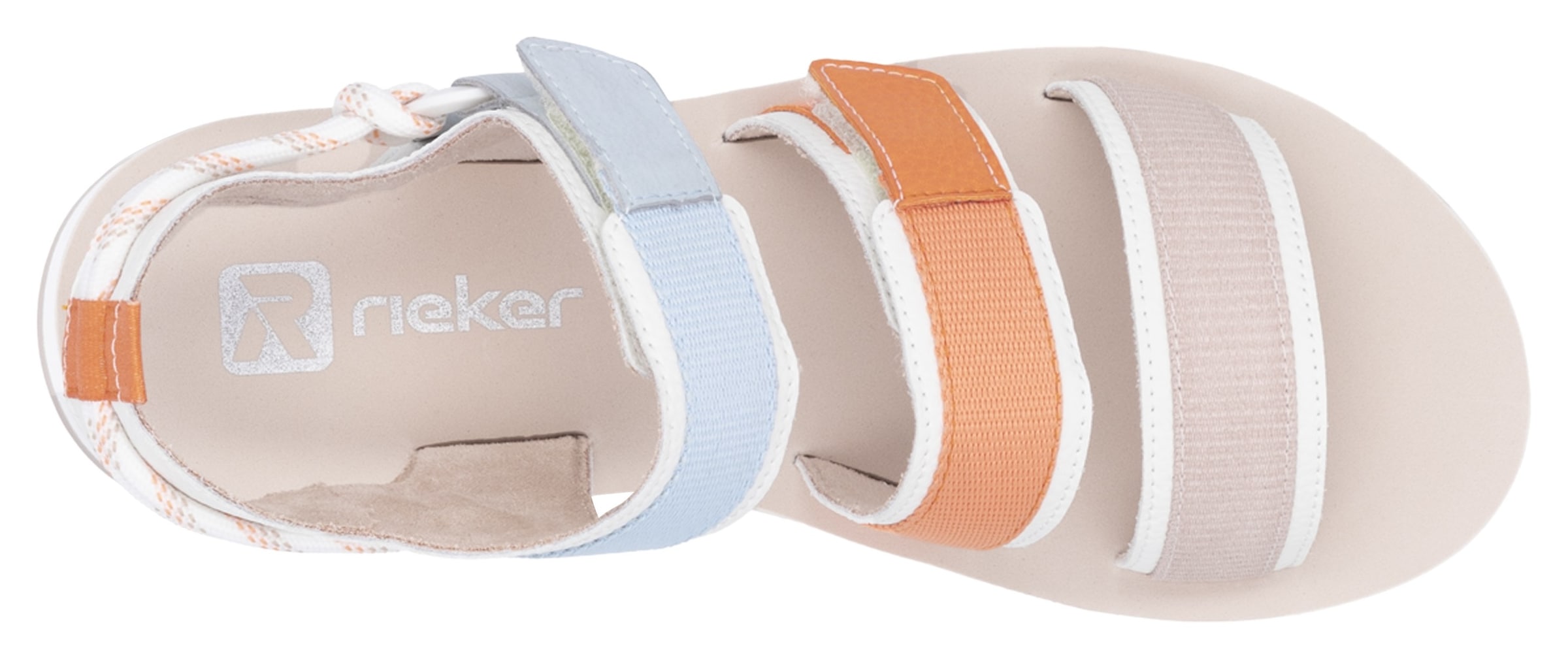 RIEKER Sport Plateausandale »Adelaide«  Sommerschuh, Outdoorsandale, Sandalette mit Klettverschlüsse