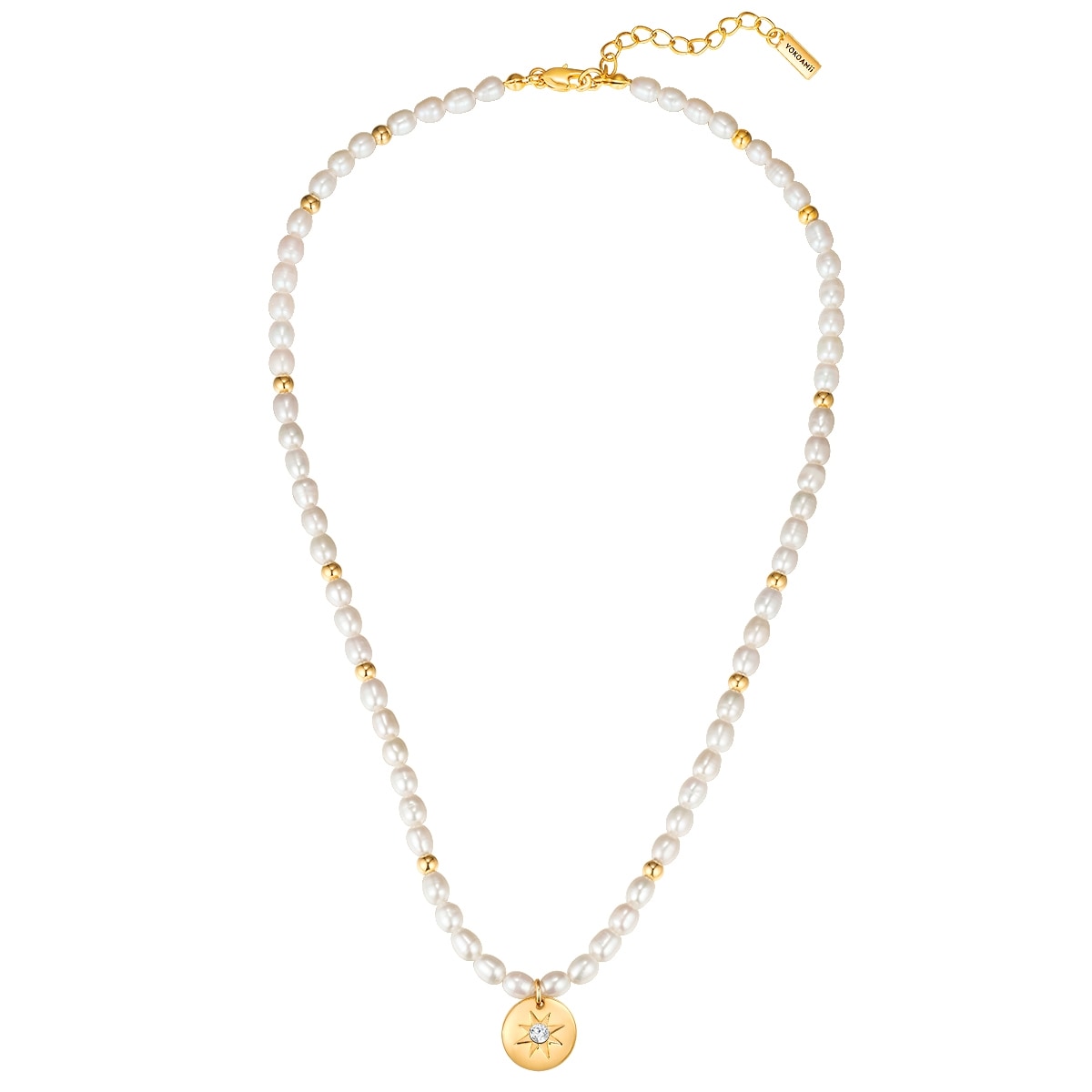 Yokoamii Perlenkette »Y106« mit Perle