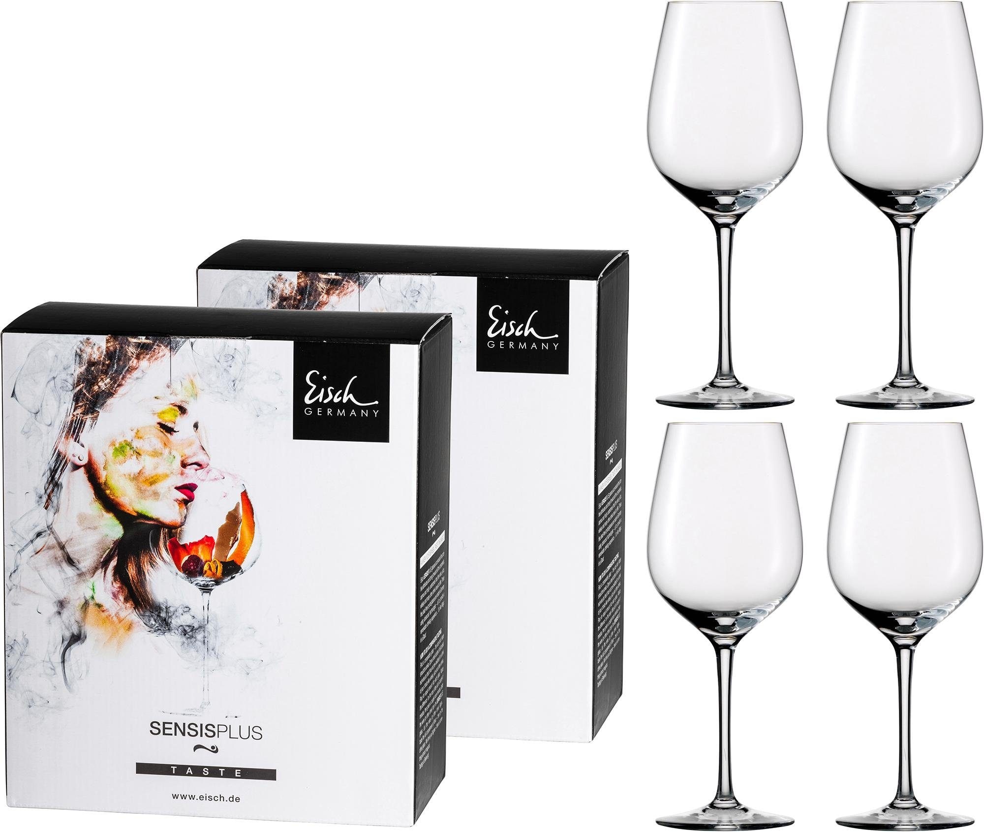 Eisch Germany Rotweinglas »Superior SensisPlus«, (Set, 4 tlg.), Bleifrei, 600 ml, 4-teilig
