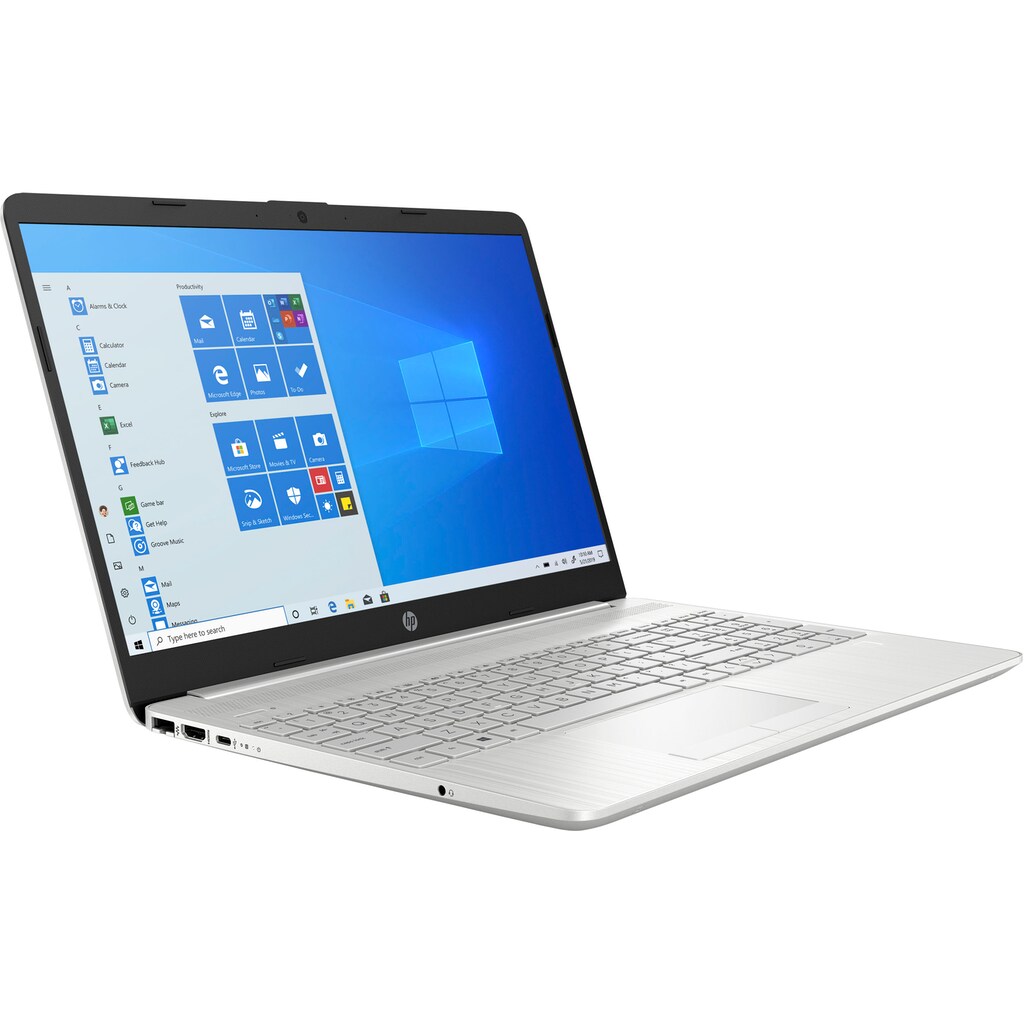 HP Notebook »15-dw3205ng«, (39,6 cm/15,6 Zoll), Intel, Core i5, GeForce MX350, 512 GB SSD, Kostenloses Upgrade auf Windows 11, sobald verfügbar
