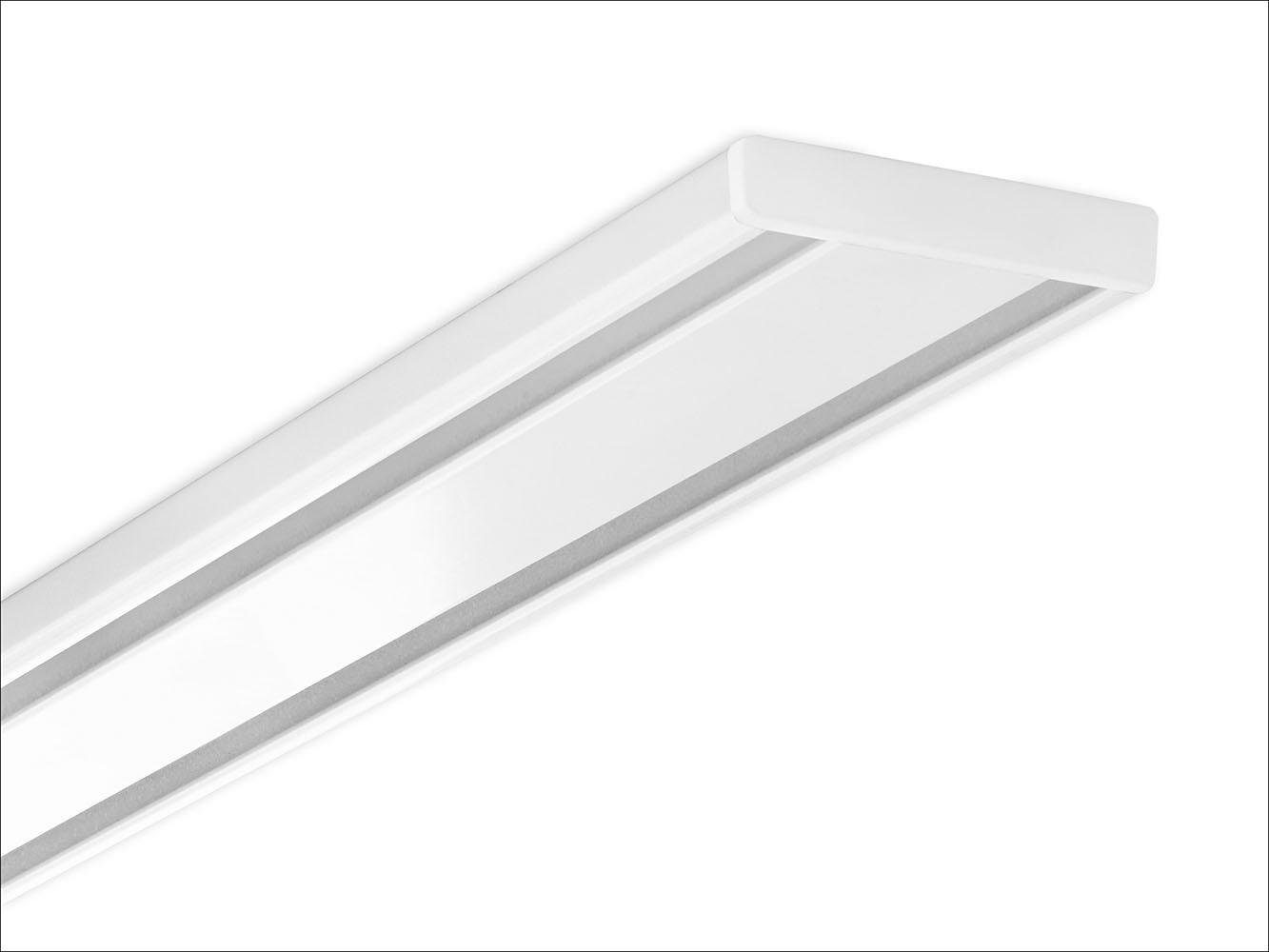 Good Life Gardinenschiene »Samu« 2 läufig-läufig Fixmaß extra flache Alu-Sc günstig online kaufen