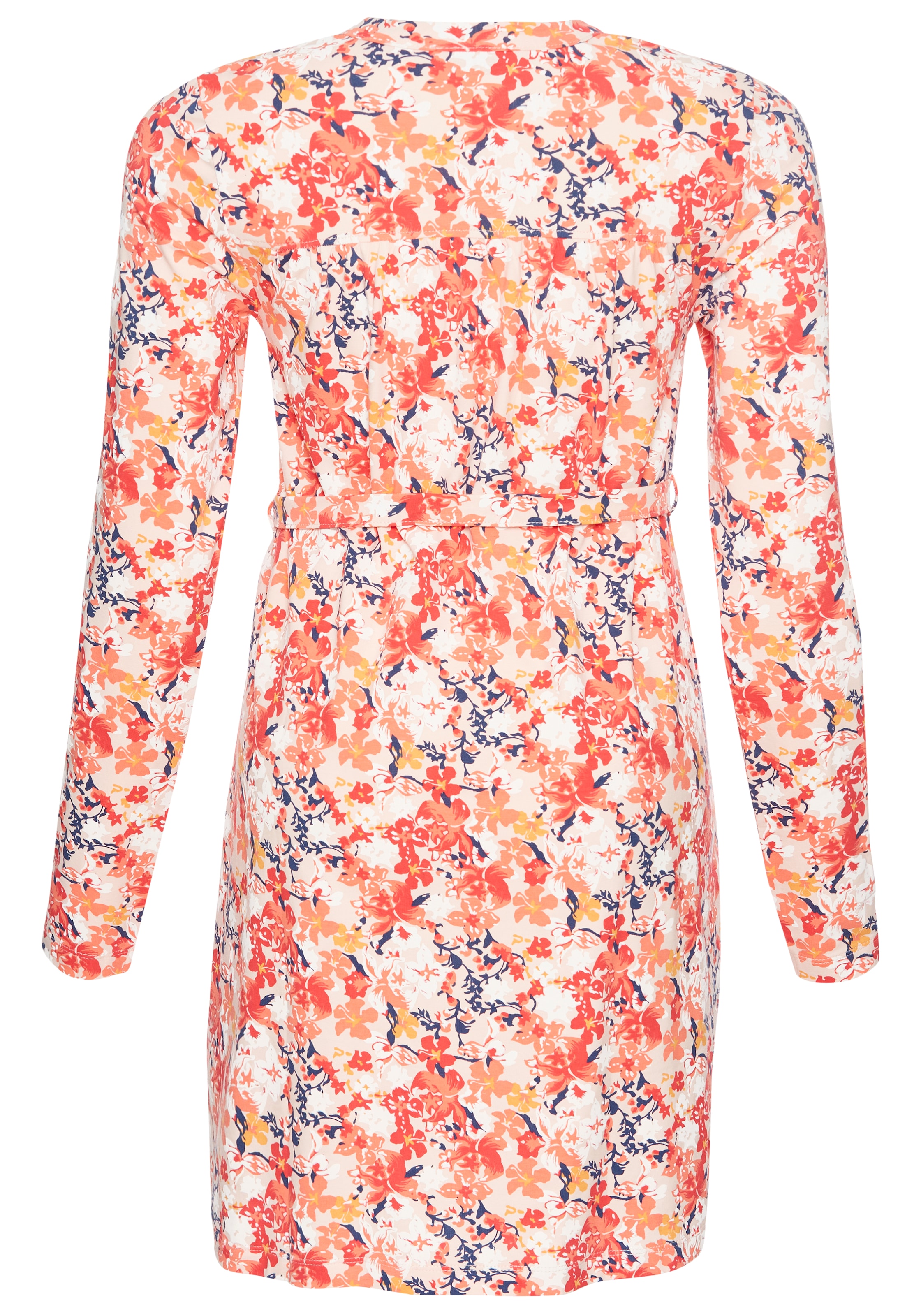 Neun Monate Umstandskleid »Kurzes Schwangerschafts-Kleid mit Knopfleiste, Minikleid«, Shirtkleid mit tiefer Knopfleiste, ideal zum Stillen
