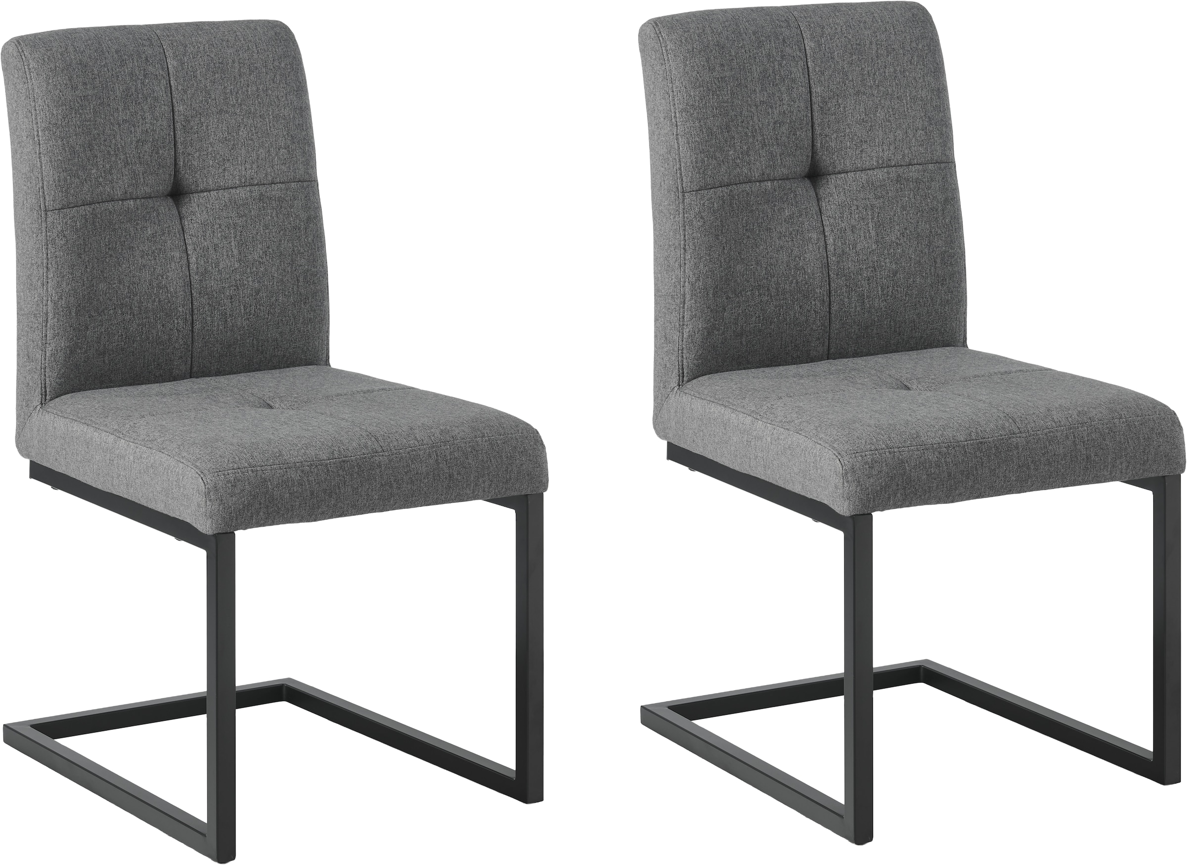 OTTO home Eckbankgruppe »Geranie, Sitzgruppe, Eckbank links und rechts montierbar« Set, Gruppe bestehend aus Eckbank, Esstisch 120 cm, zwei Freischwinger, 4 Stk. tlg. Eckbank wahlweise links und rechts montierbar