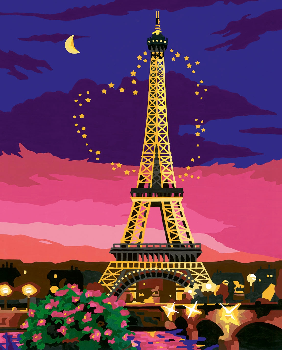 Ravensburger Malen nach Zahlen »CreArt, City of Love«, Made in Europe