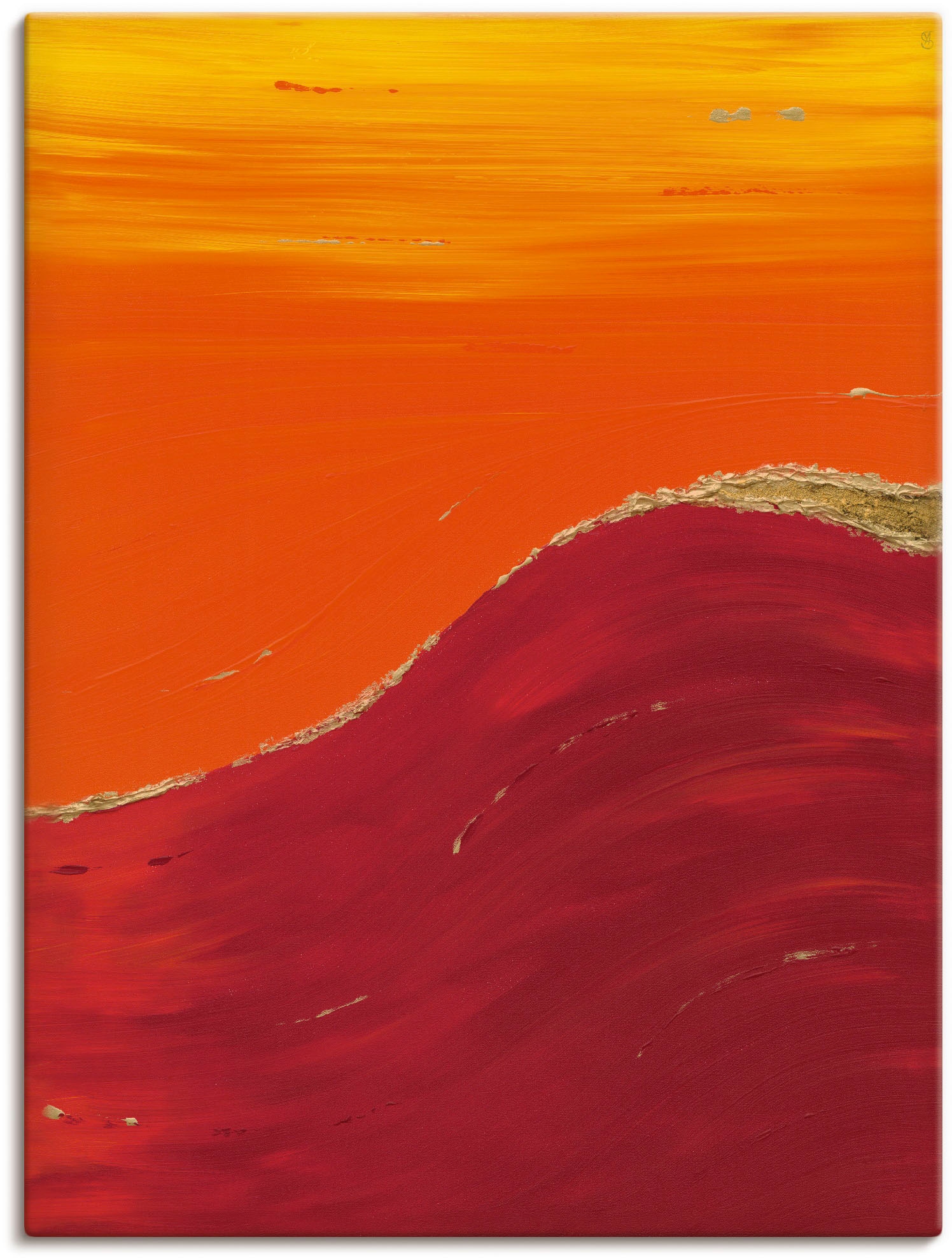 Artland Leinwandbild »Raum II« Gegenstandslos 1 Stk. tlg. auf Holzrahmen ge günstig online kaufen