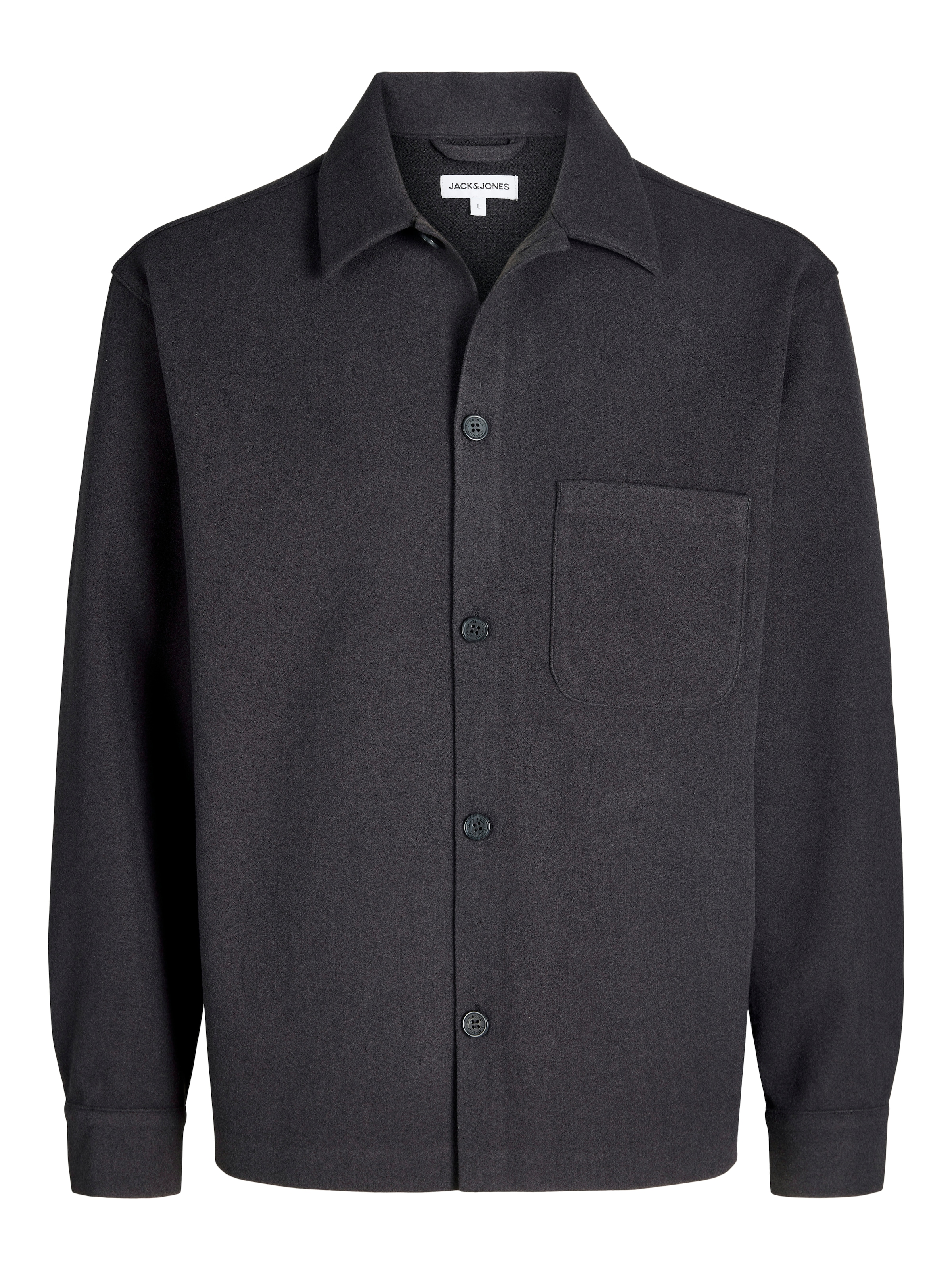 Jack & Jones Langarmhemd »JJEREGENT OVERSHIRT LS SN« Polyester, relaxed fit