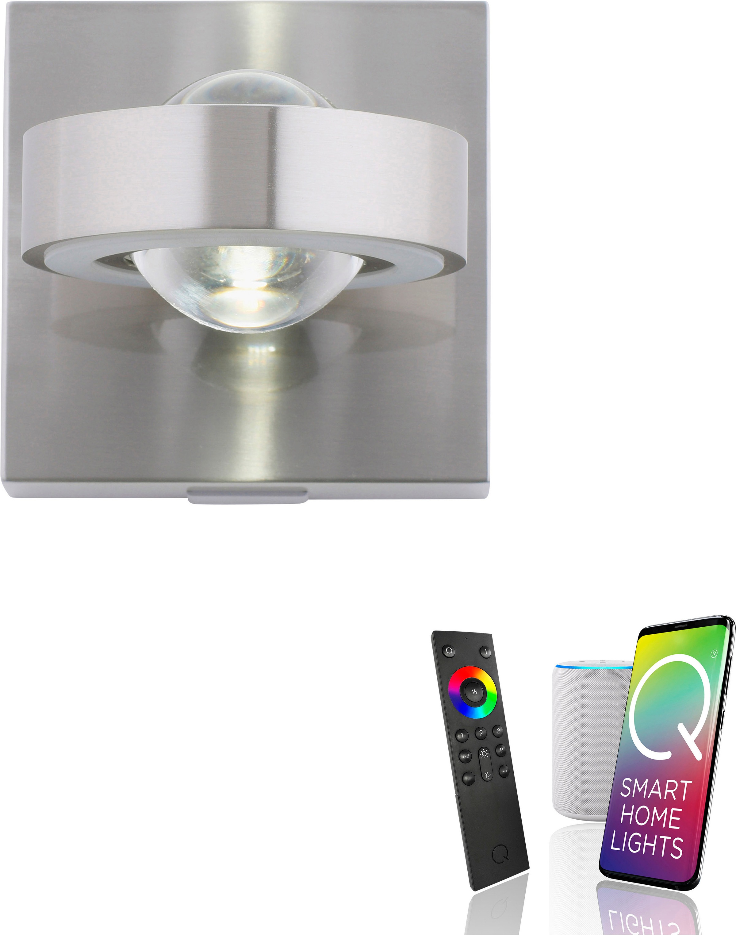 Neuhaus Q SMART HOME LIGHTS LED Wandleuchte »Q-MIA« LED-Board 1 Stk. warmweiß - kaltweiß